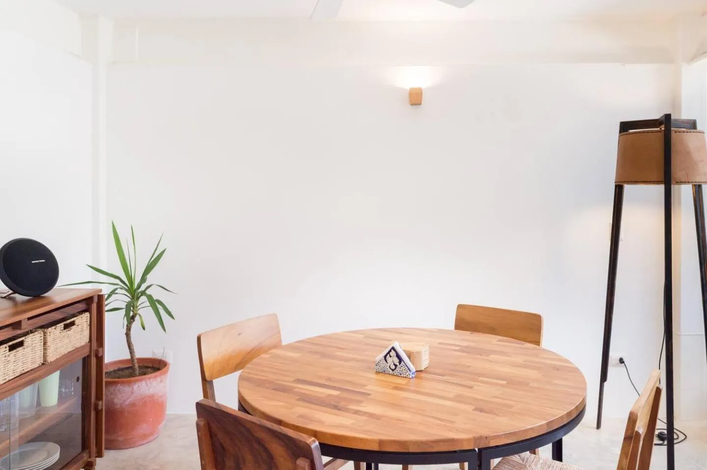 Dining area in Casa de Piedra Tulum