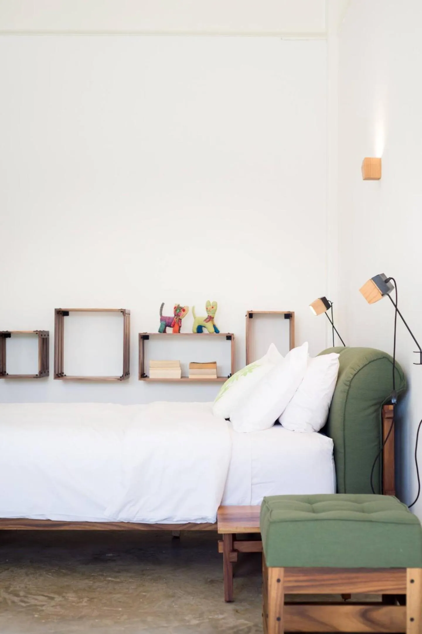 Bed in Casa de Piedra Tulum