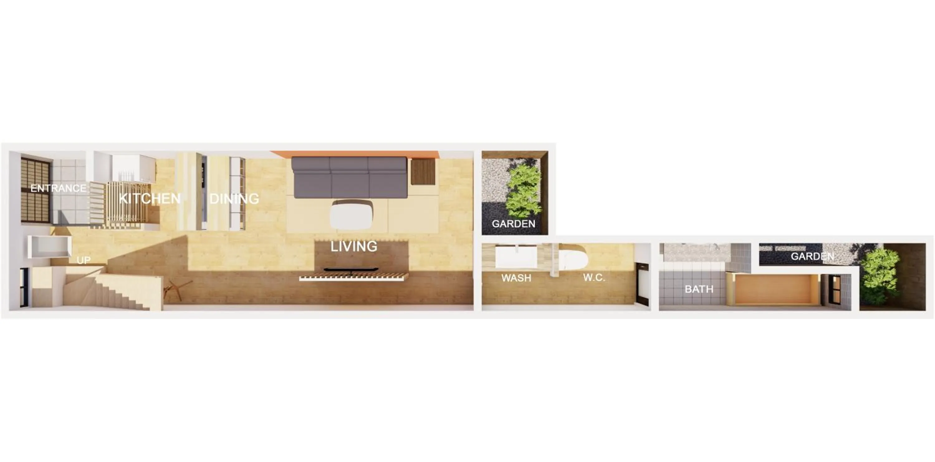 Floor plan in Shiki Homes ZEN FUYACHO