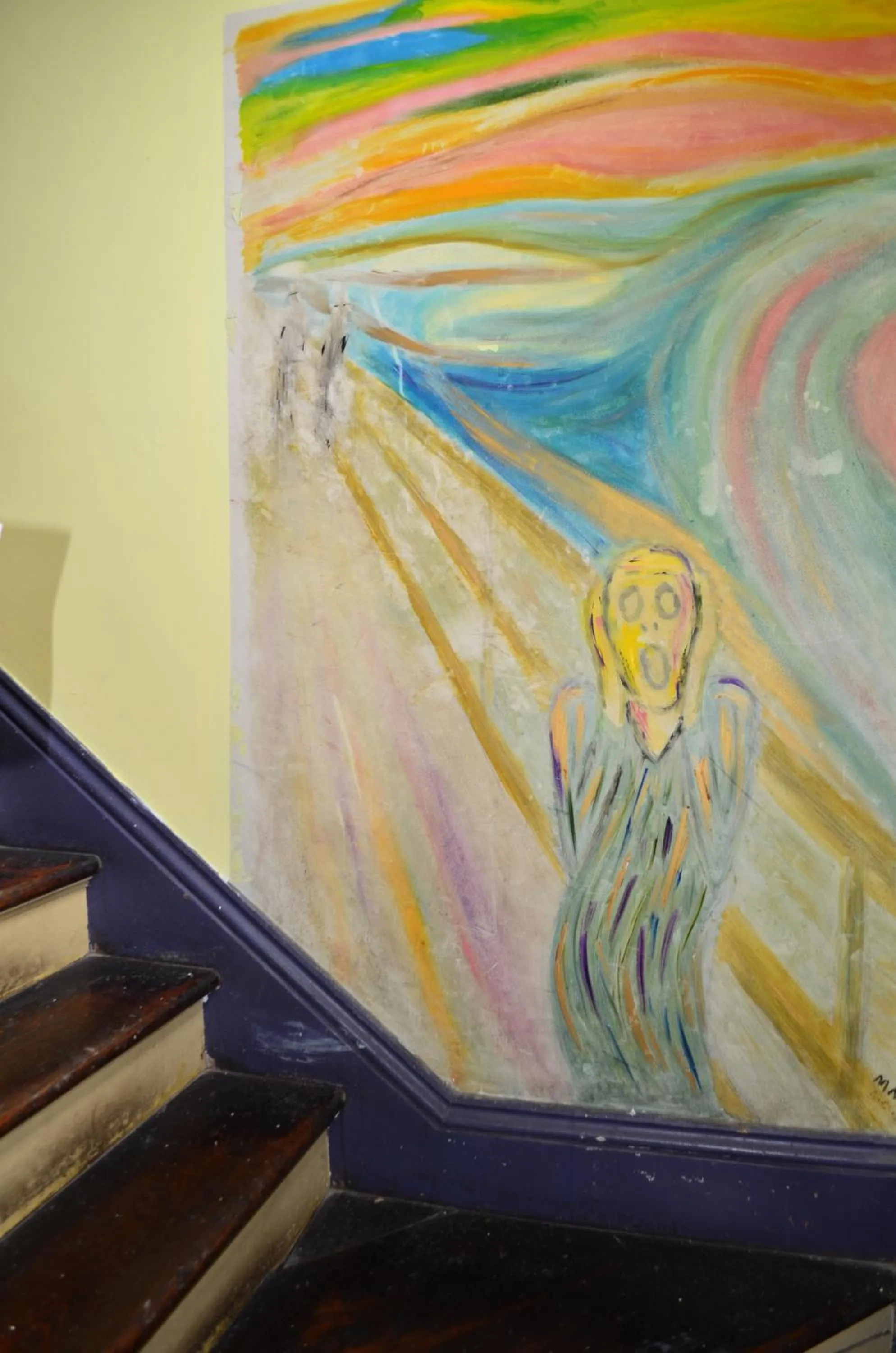 Decorative detail in India House Hostel