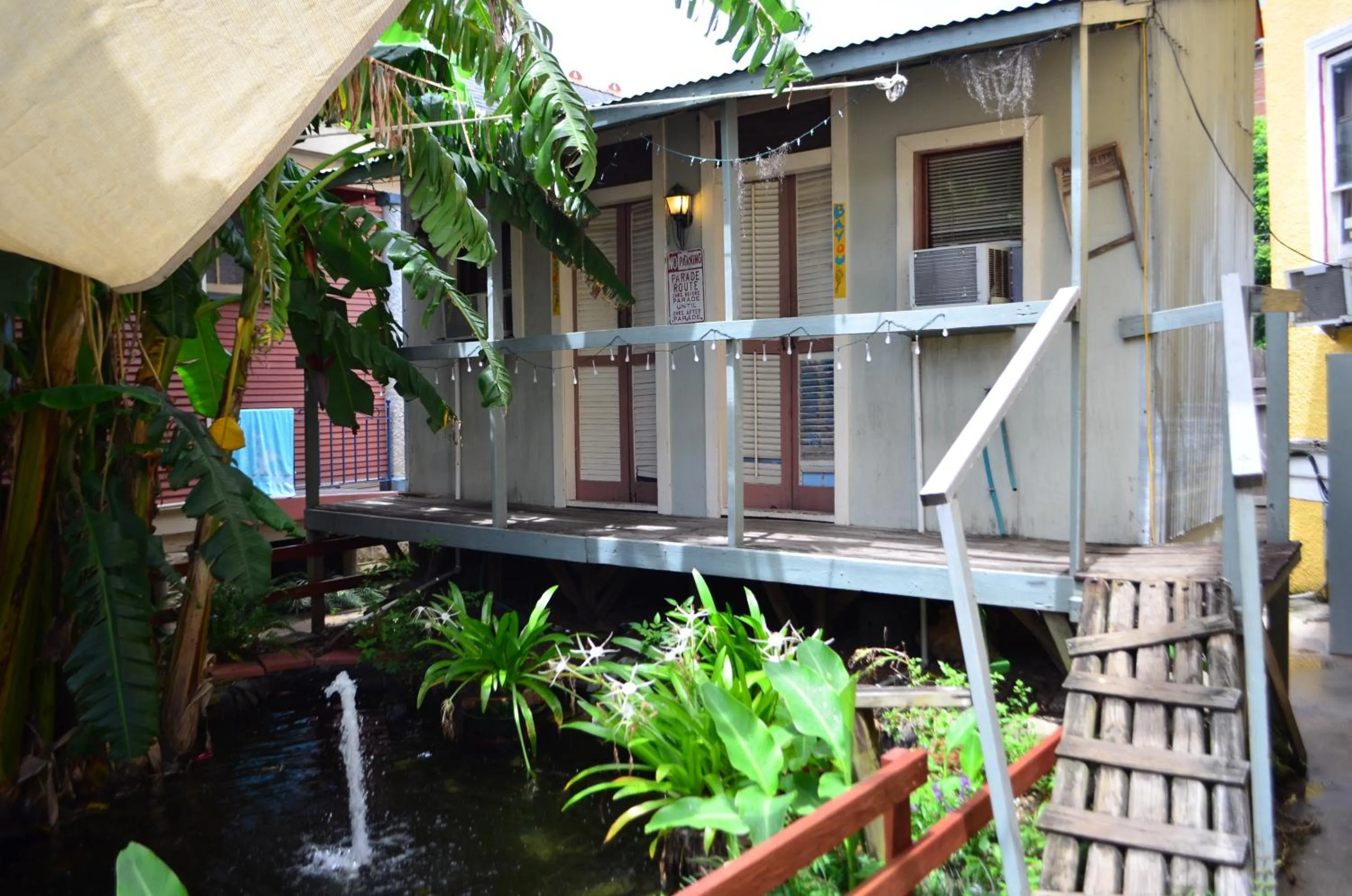 Decorative detail in India House Hostel