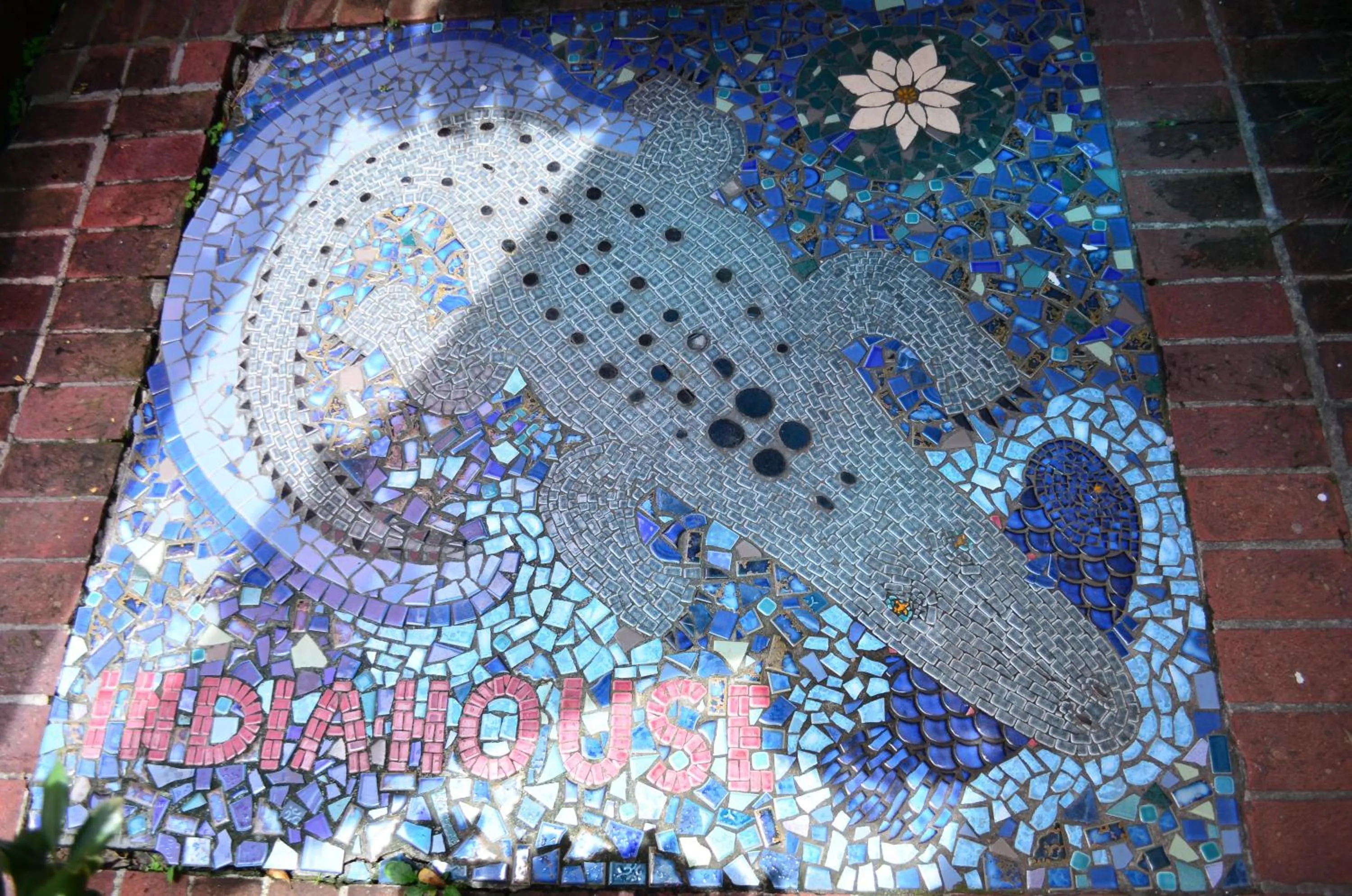 Patio in India House Hostel