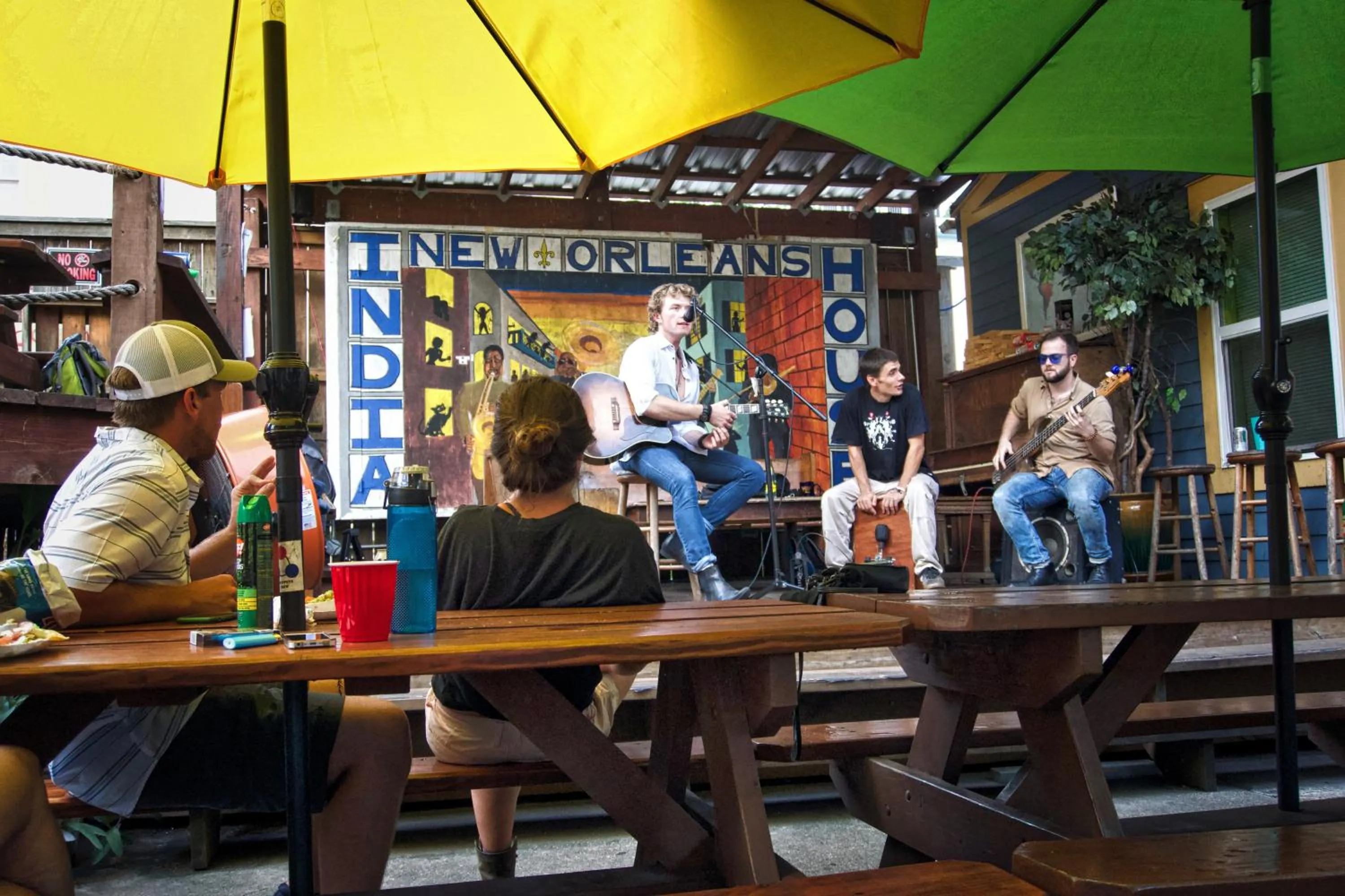 People in India House Hostel