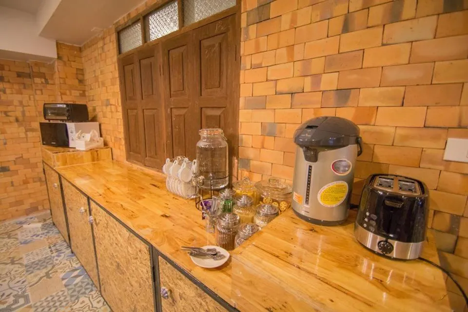 Communal kitchen in Sridonchai Heritage, Night Bazaar Chiang Mai