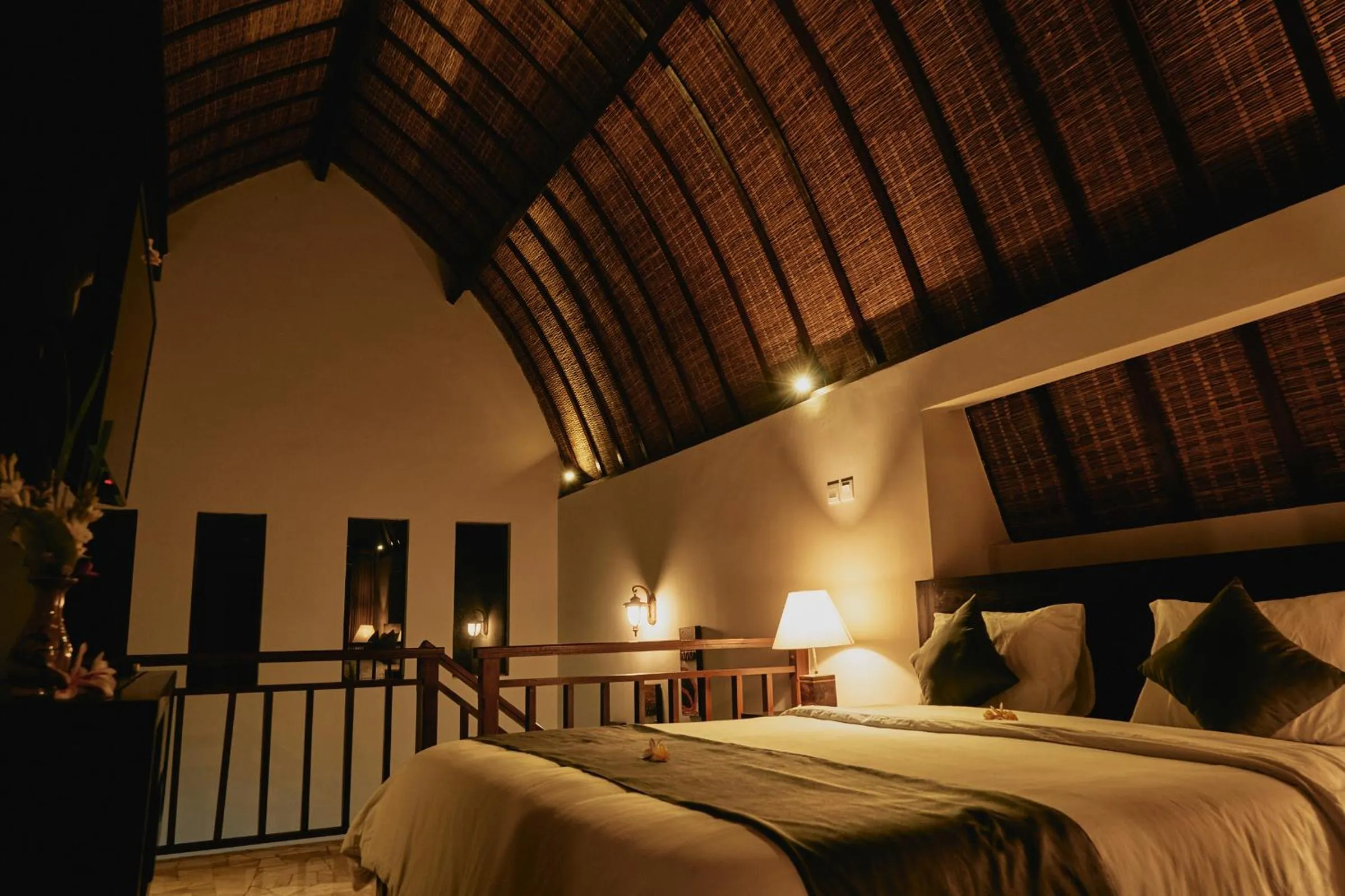 Bed in The Garden Villa