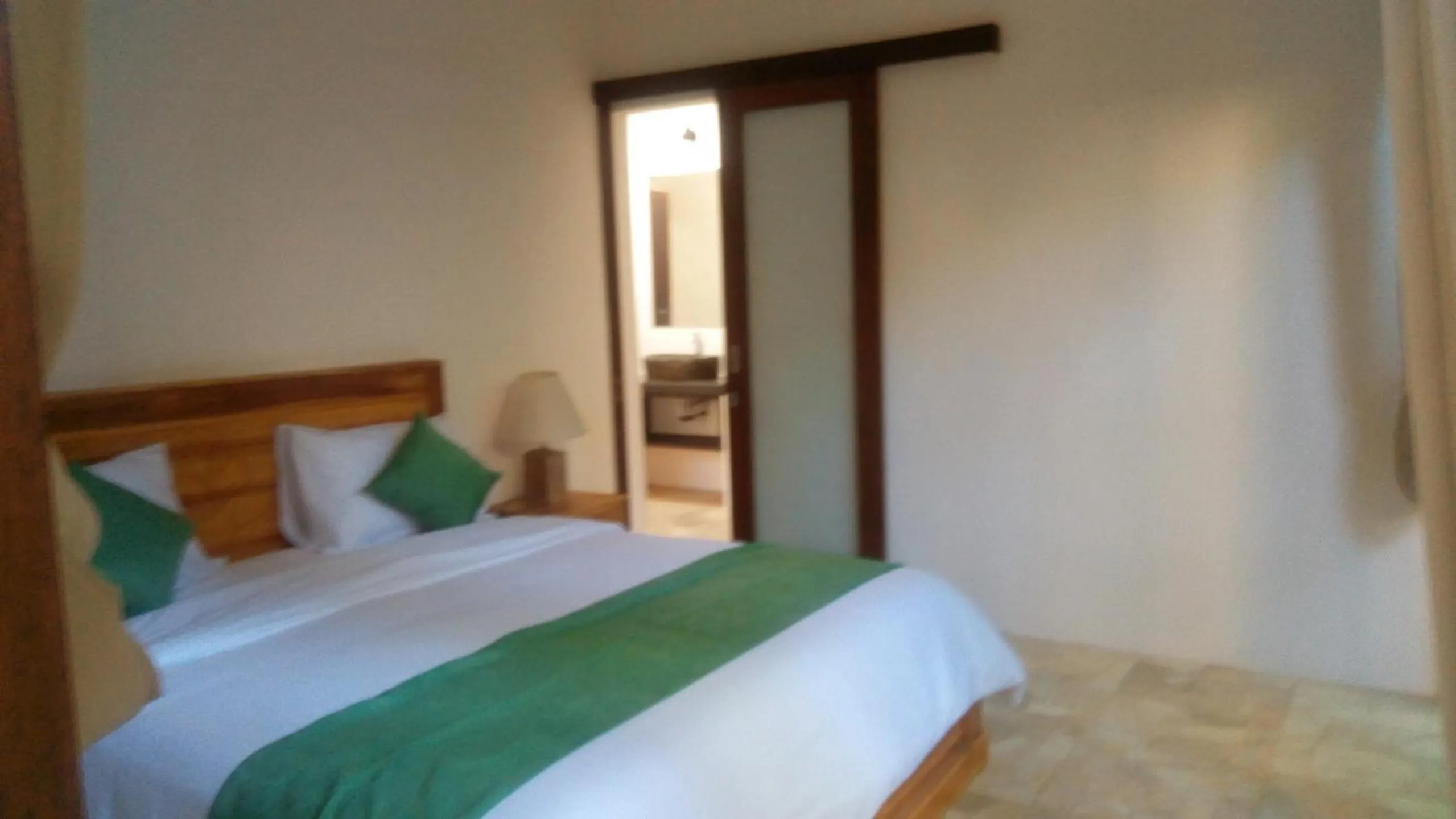 Bed in The Garden Villa