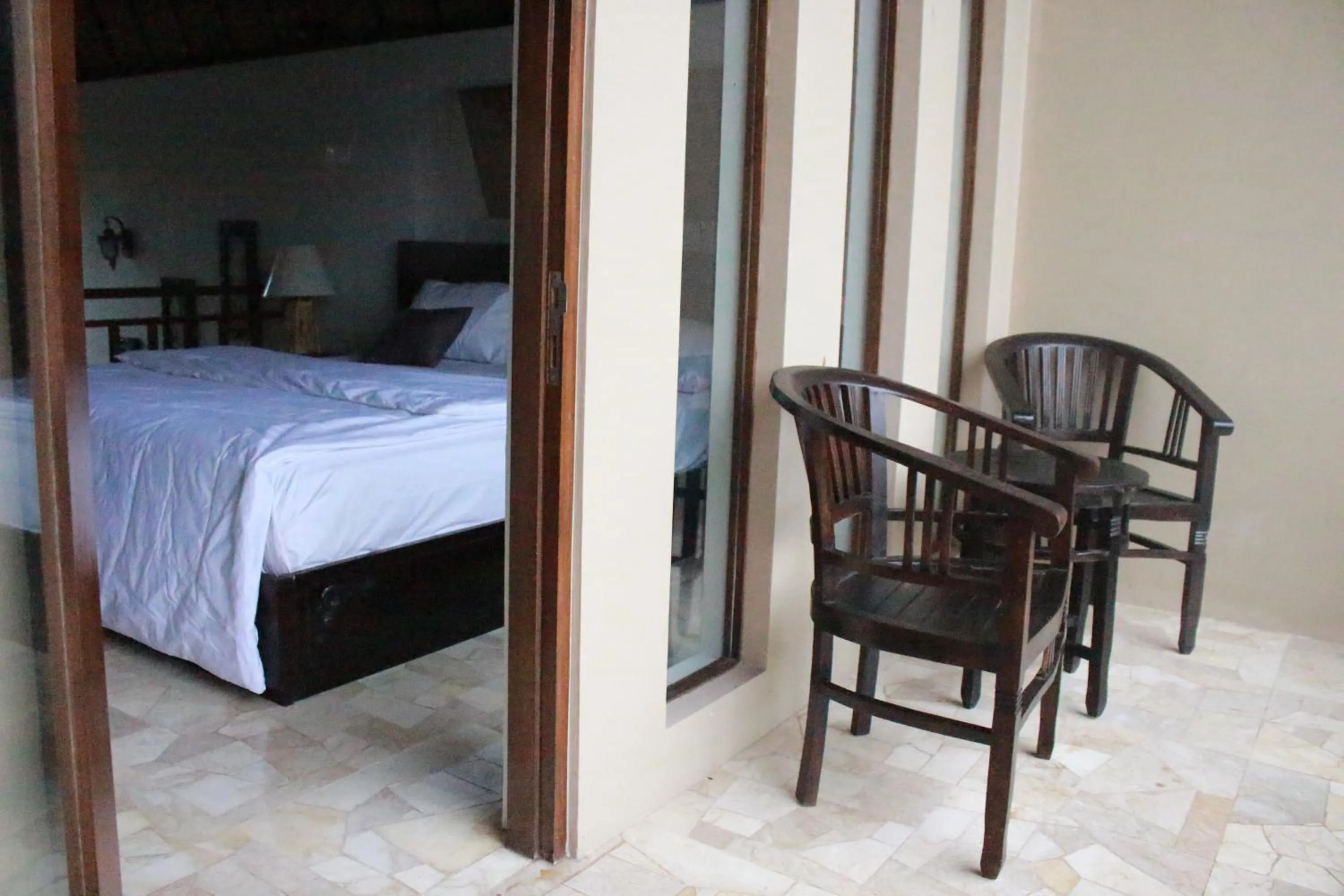 Bed in The Garden Villa