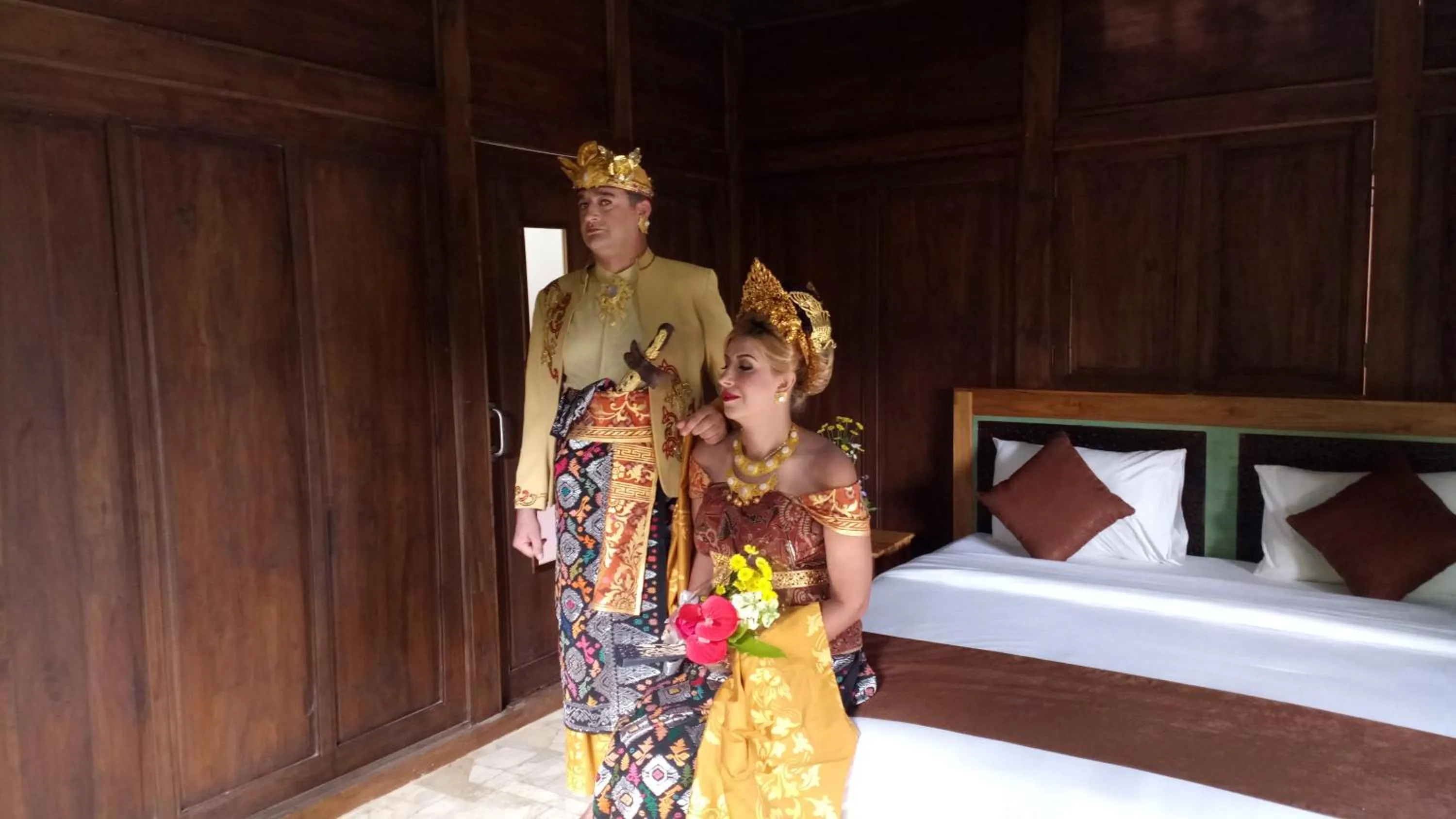 Bed in The Garden Villa