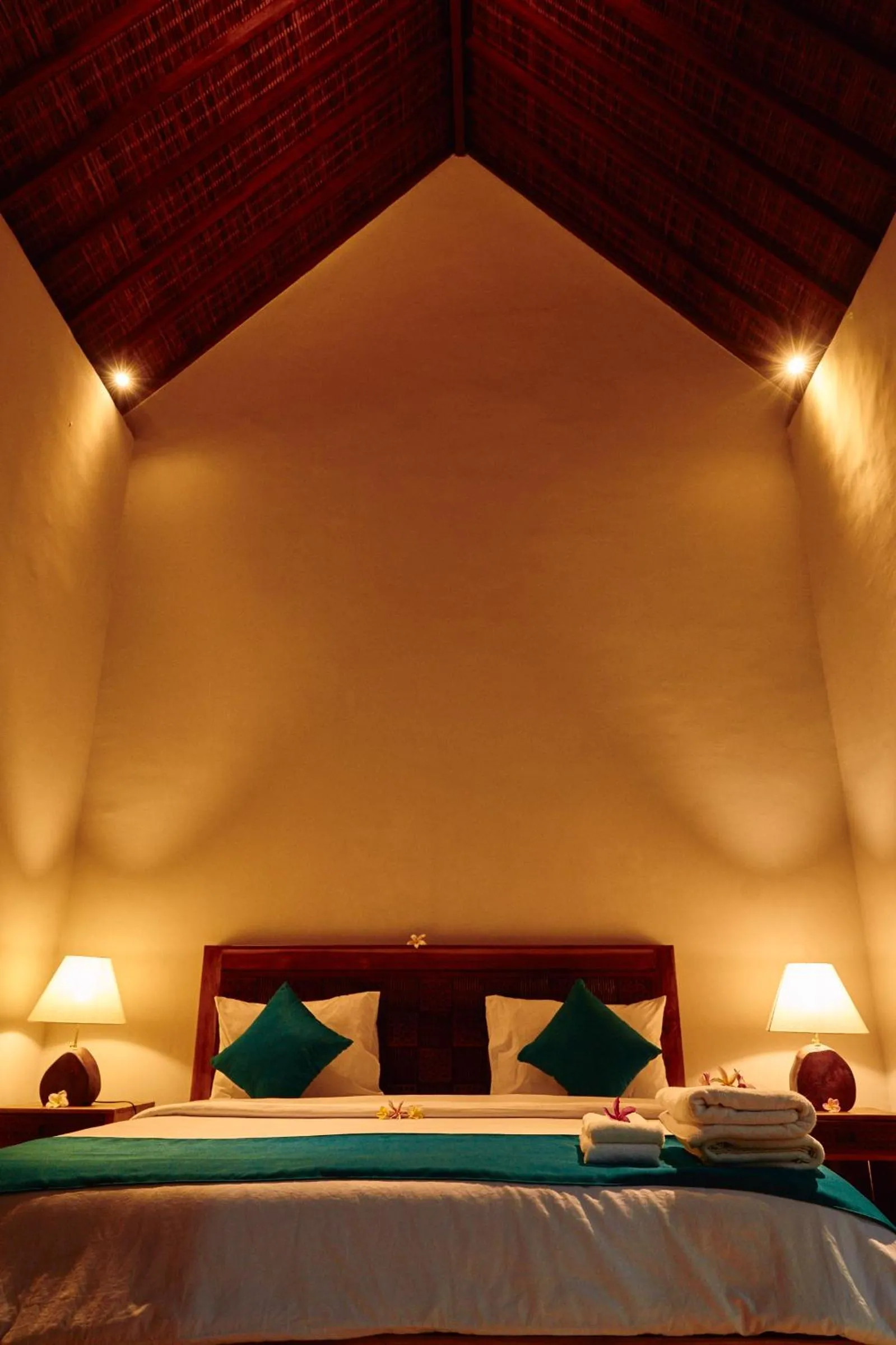 Bed in The Garden Villa