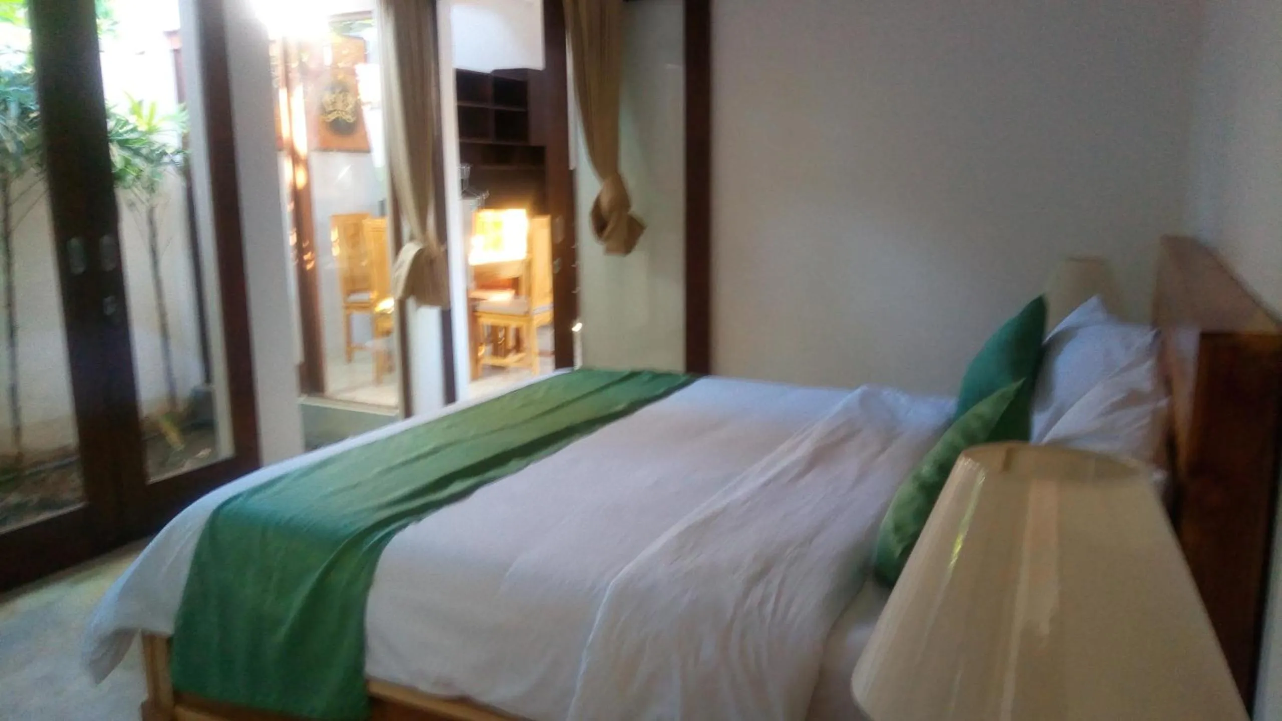 Bed in The Garden Villa