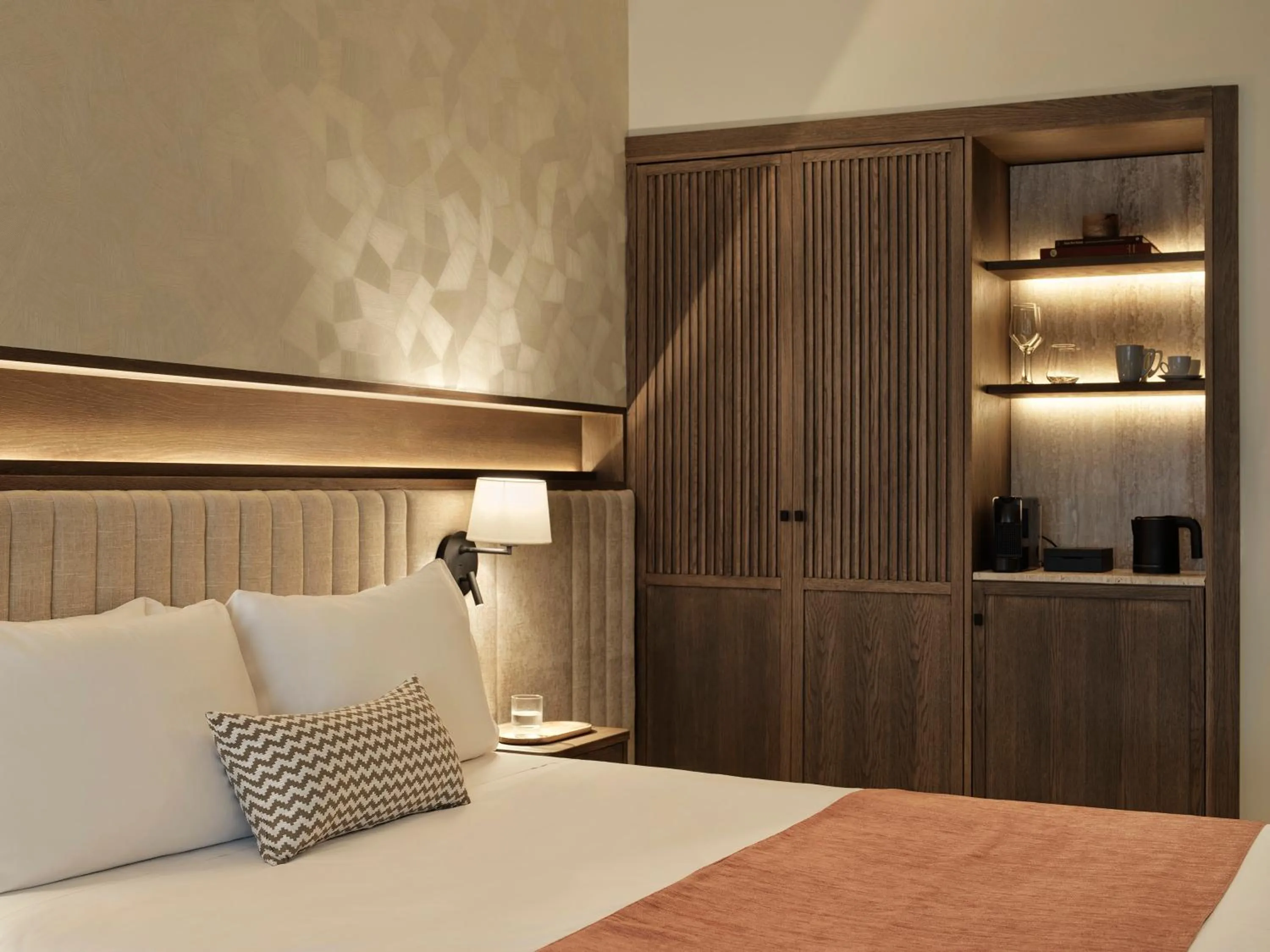 Bed in Kontokali Bay Resort & Spa