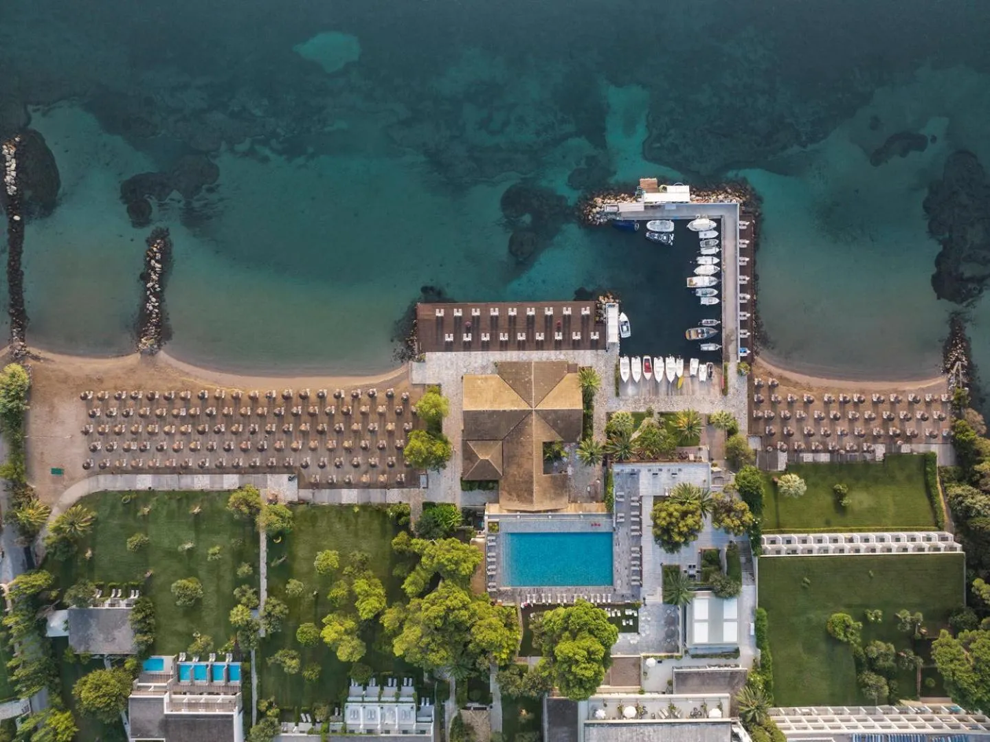 Bird's eye view in Kontokali Bay Resort & Spa
