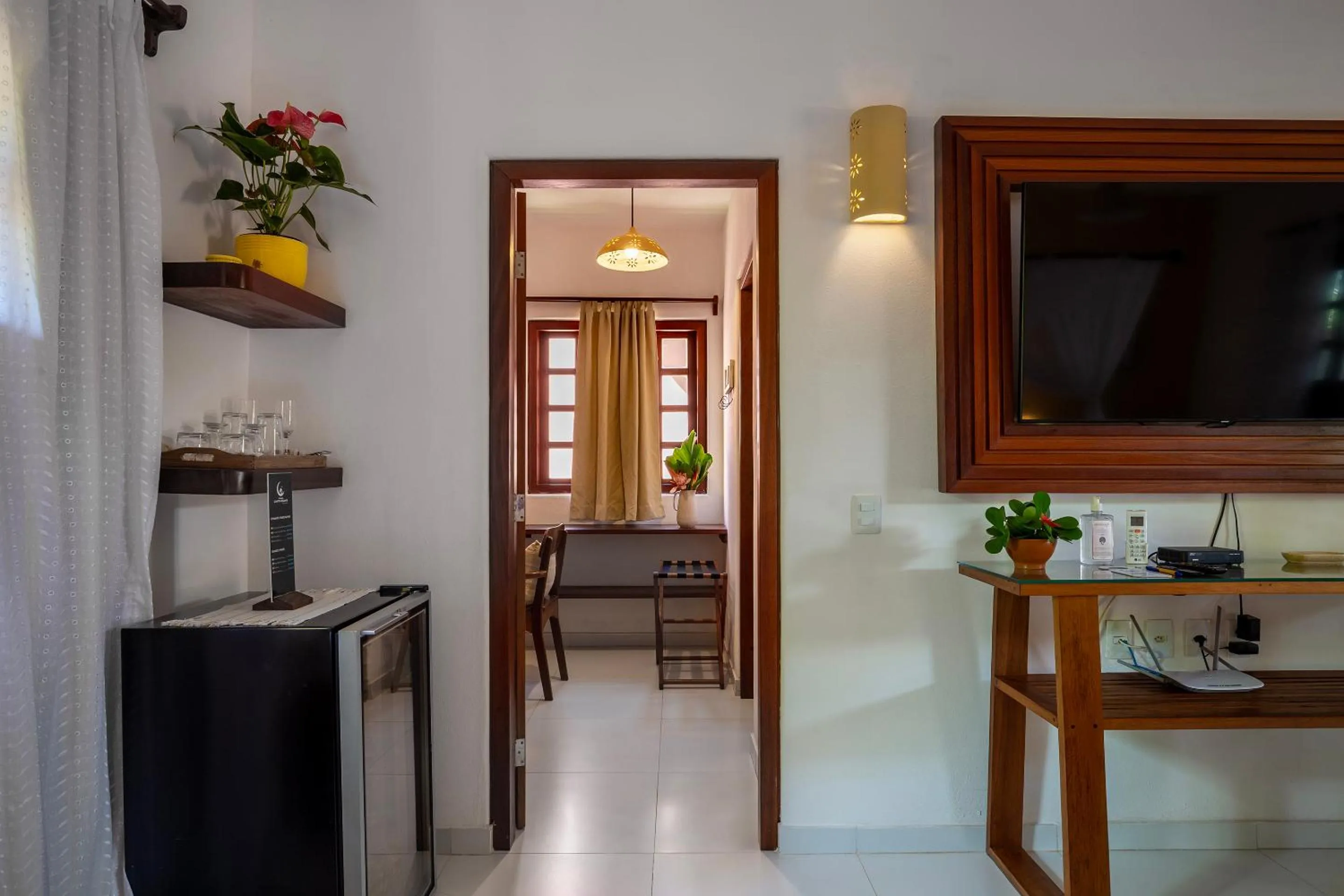 Dining area in Pousada Quarto Crescente