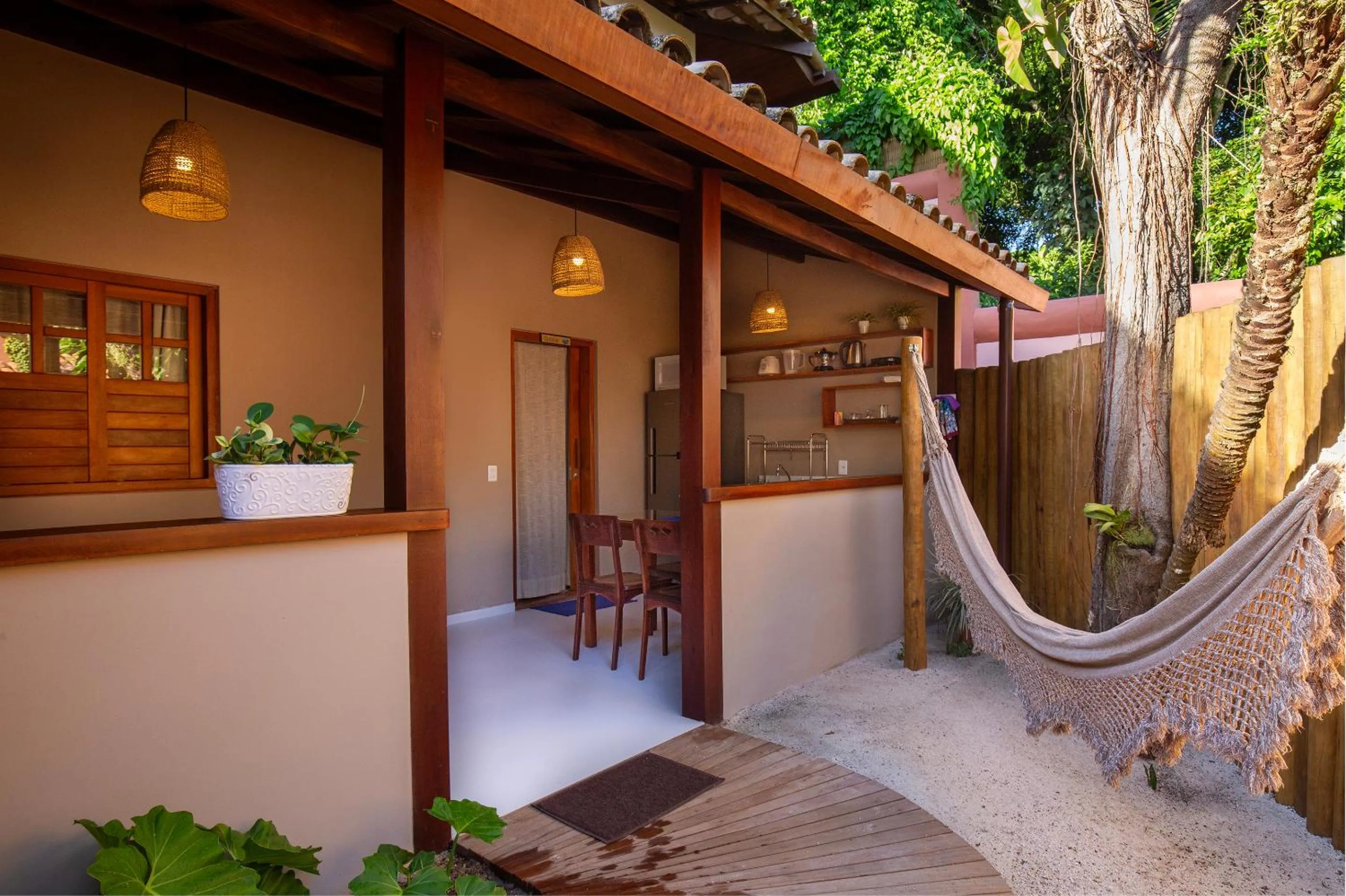 Patio in Pousada Quarto Crescente