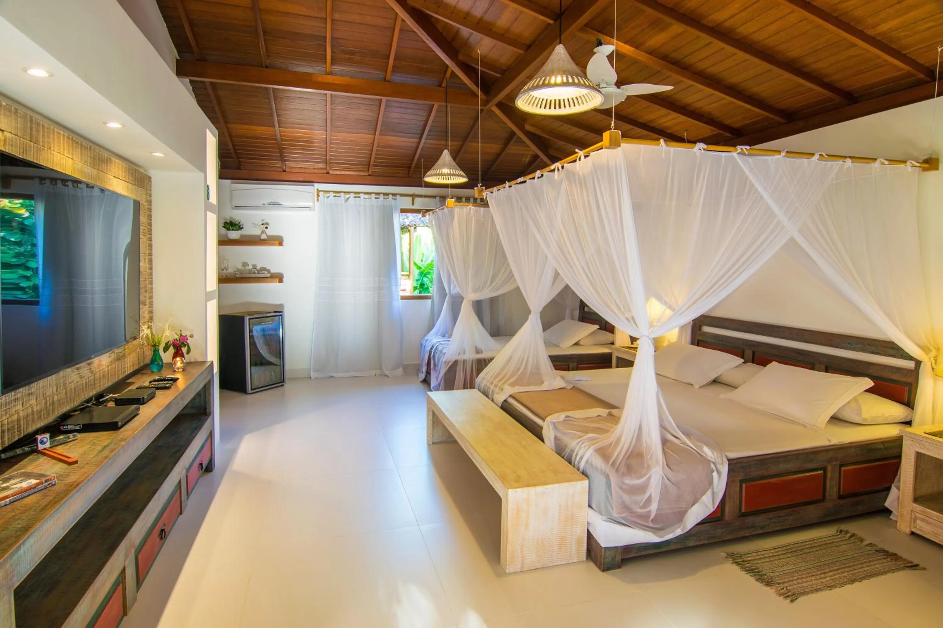 Day, Bed in Pousada Quarto Crescente