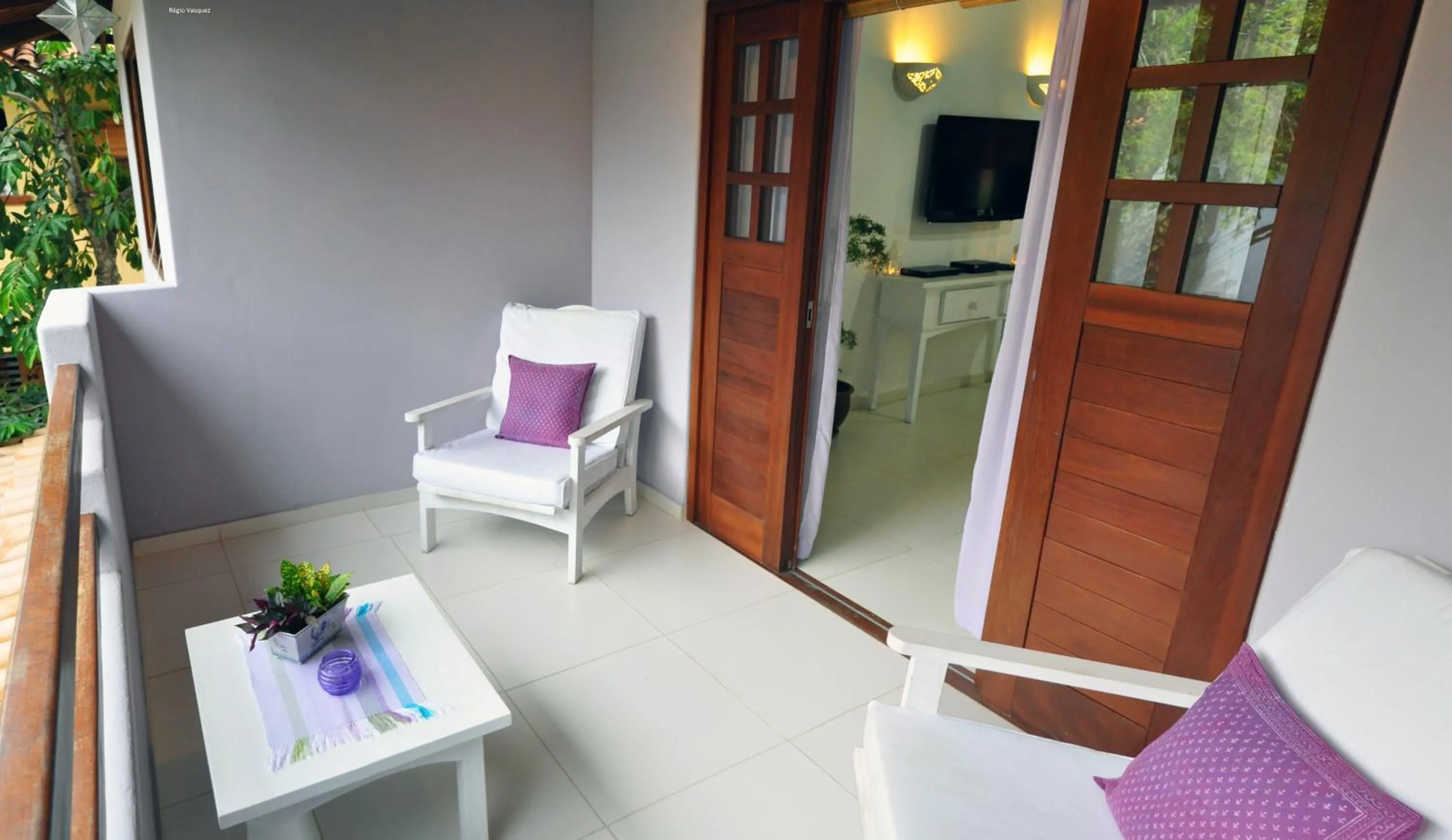 Balcony/Terrace in Pousada Quarto Crescente