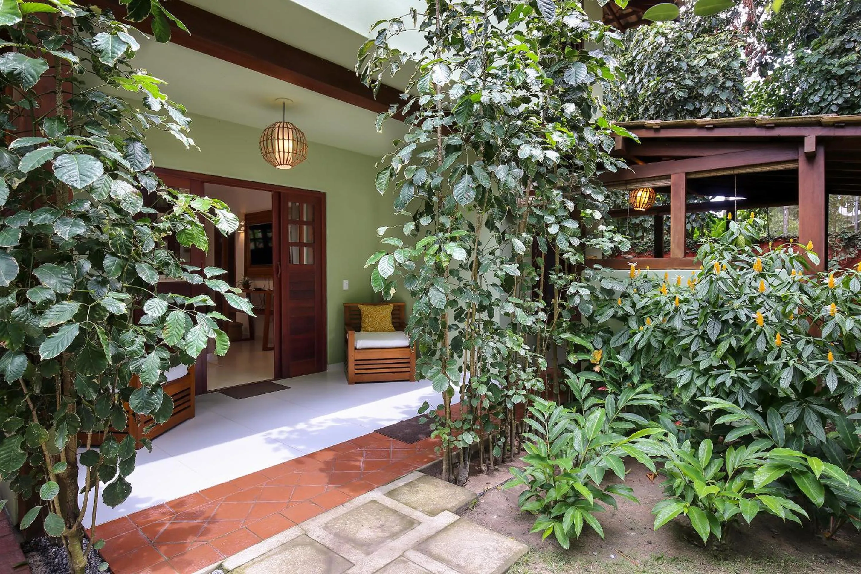 Garden in Pousada Quarto Crescente