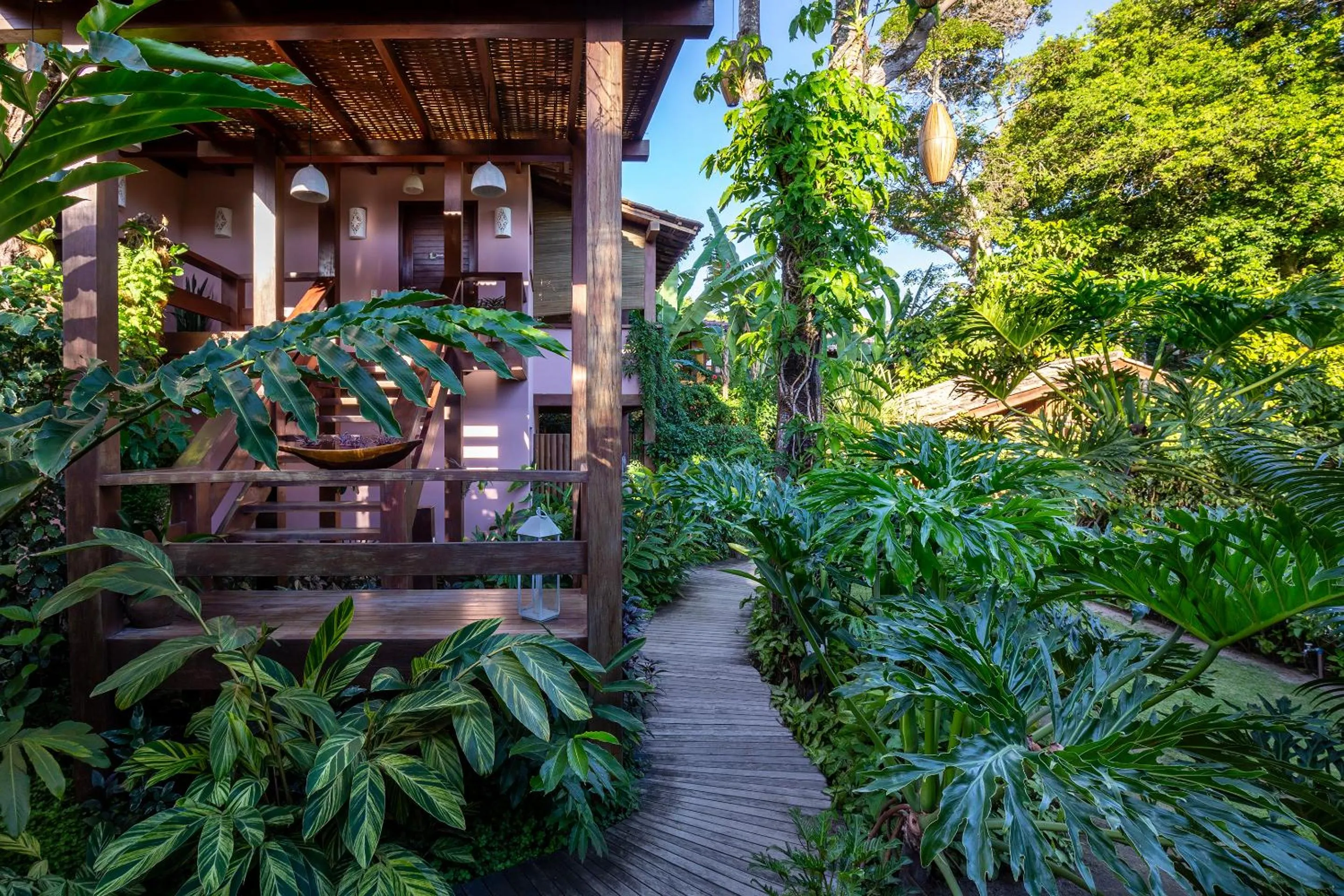 Garden in Pousada Quarto Crescente