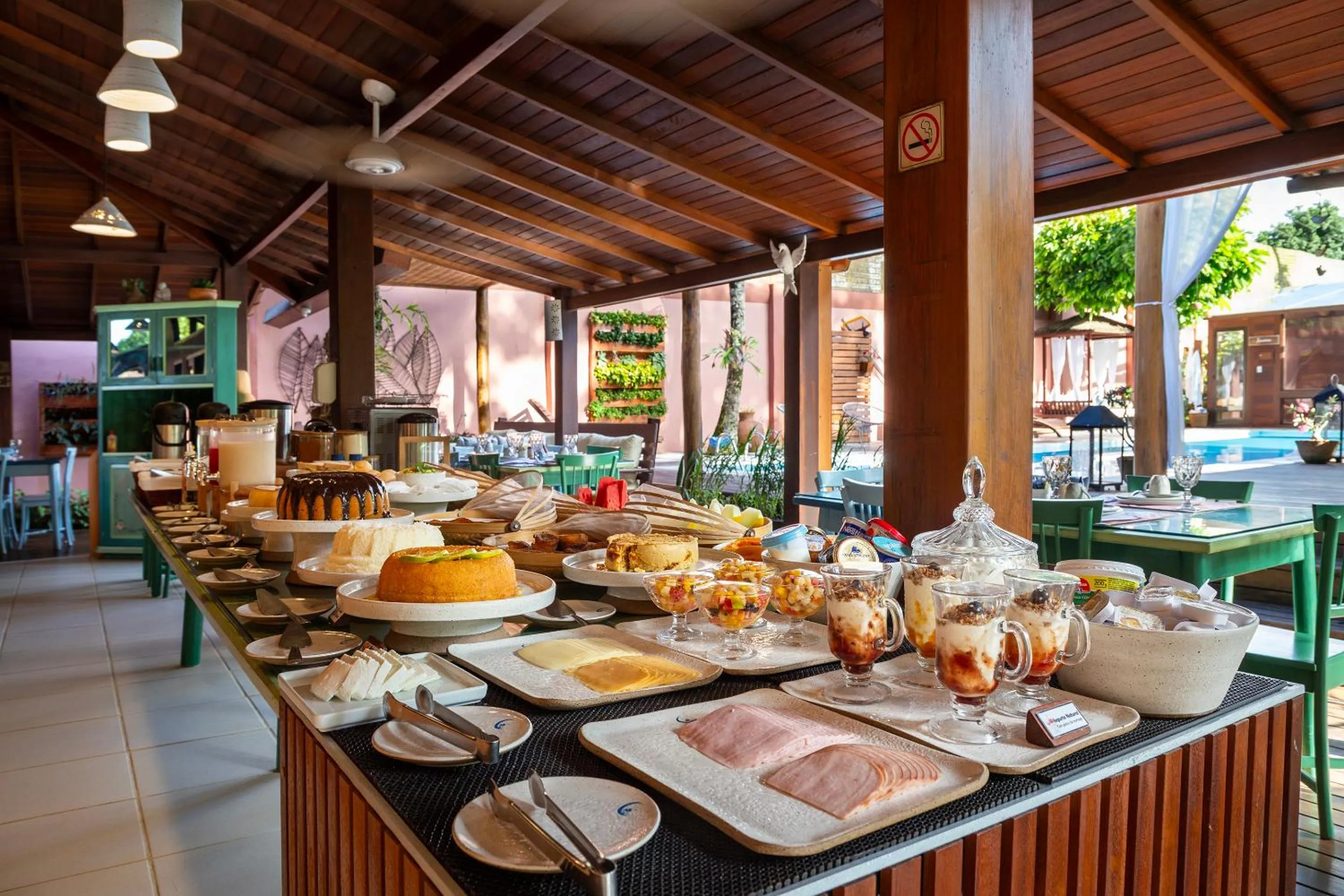 Food and drinks in Pousada Quarto Crescente