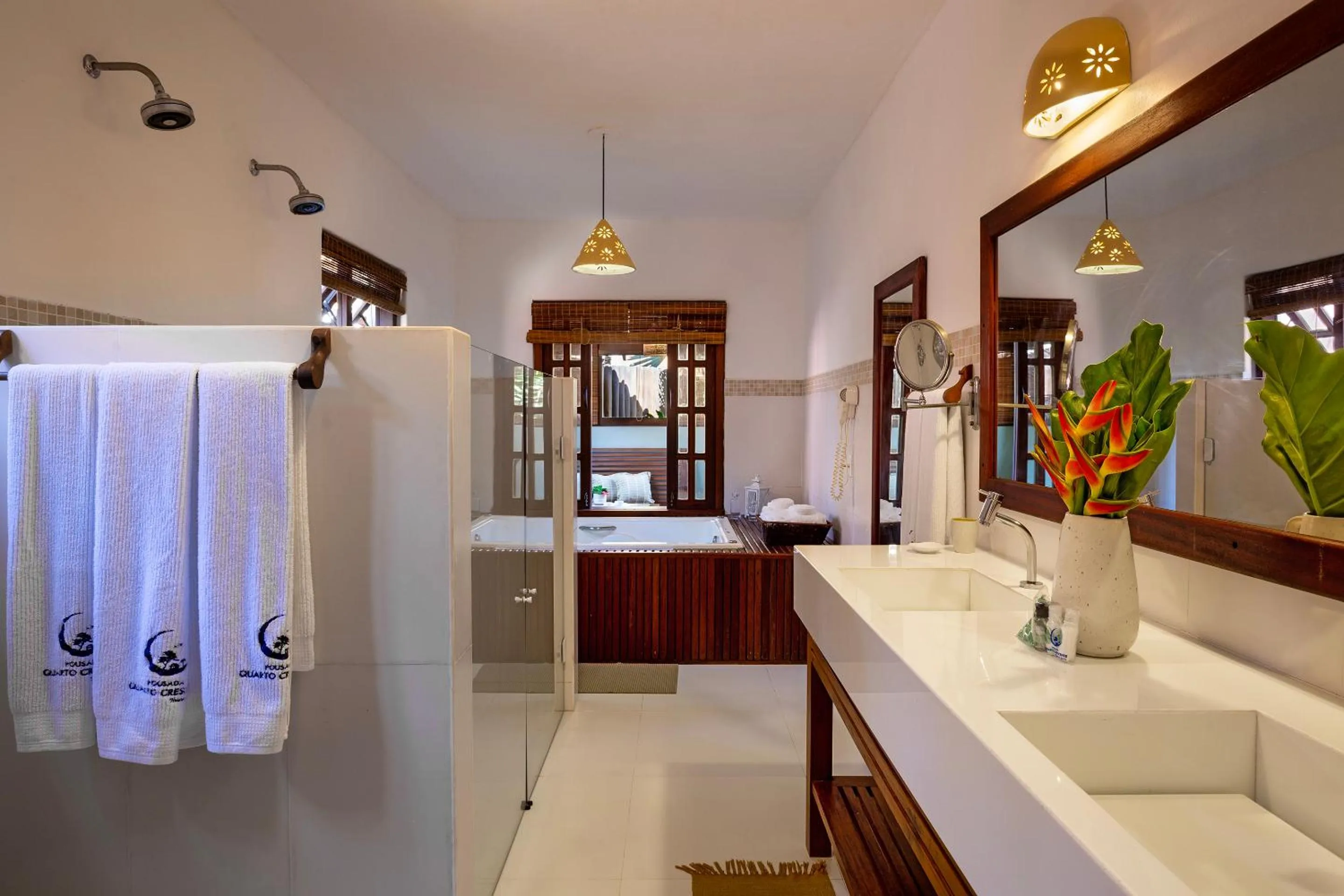 Bathroom in Pousada Quarto Crescente