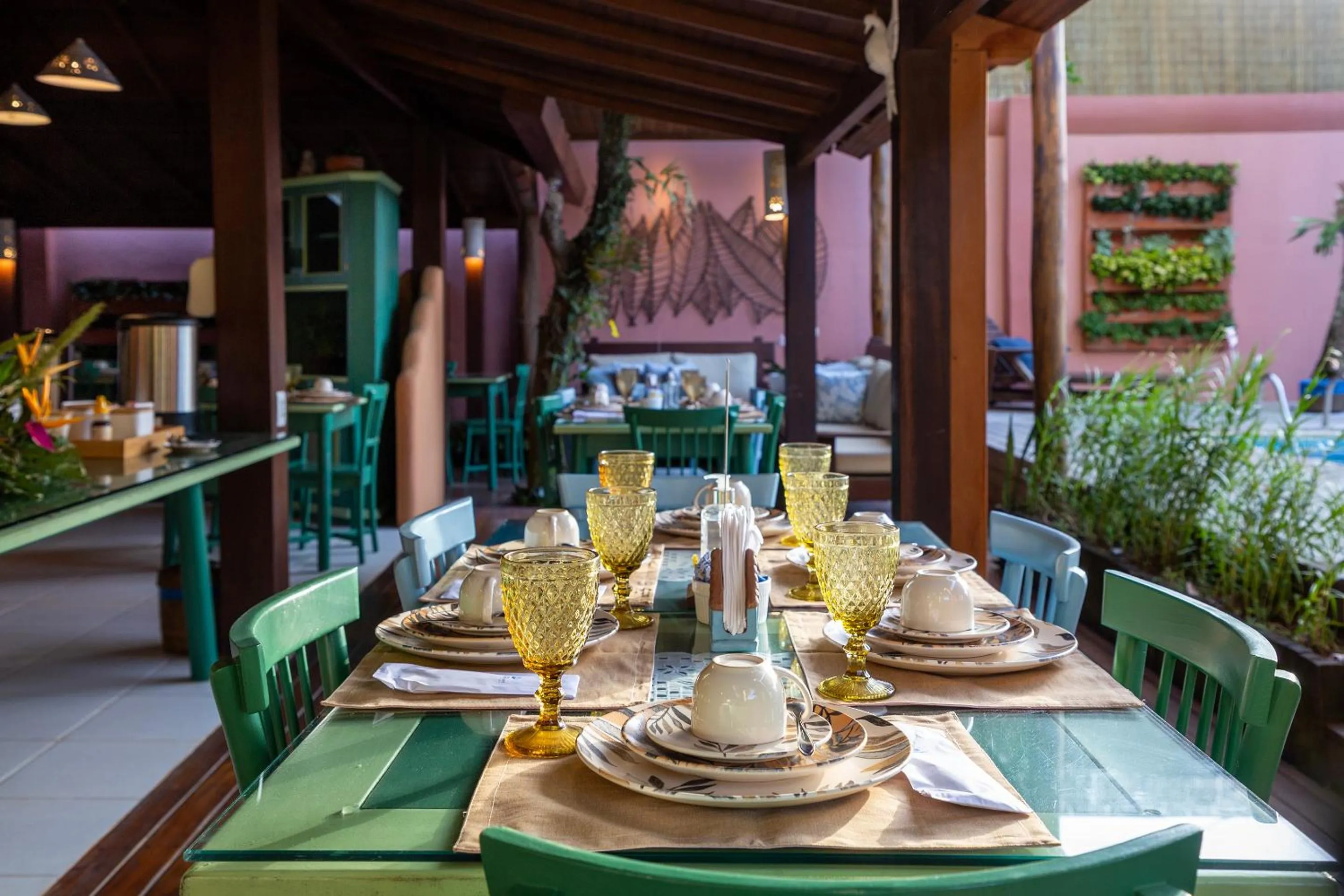 Food and drinks in Pousada Quarto Crescente