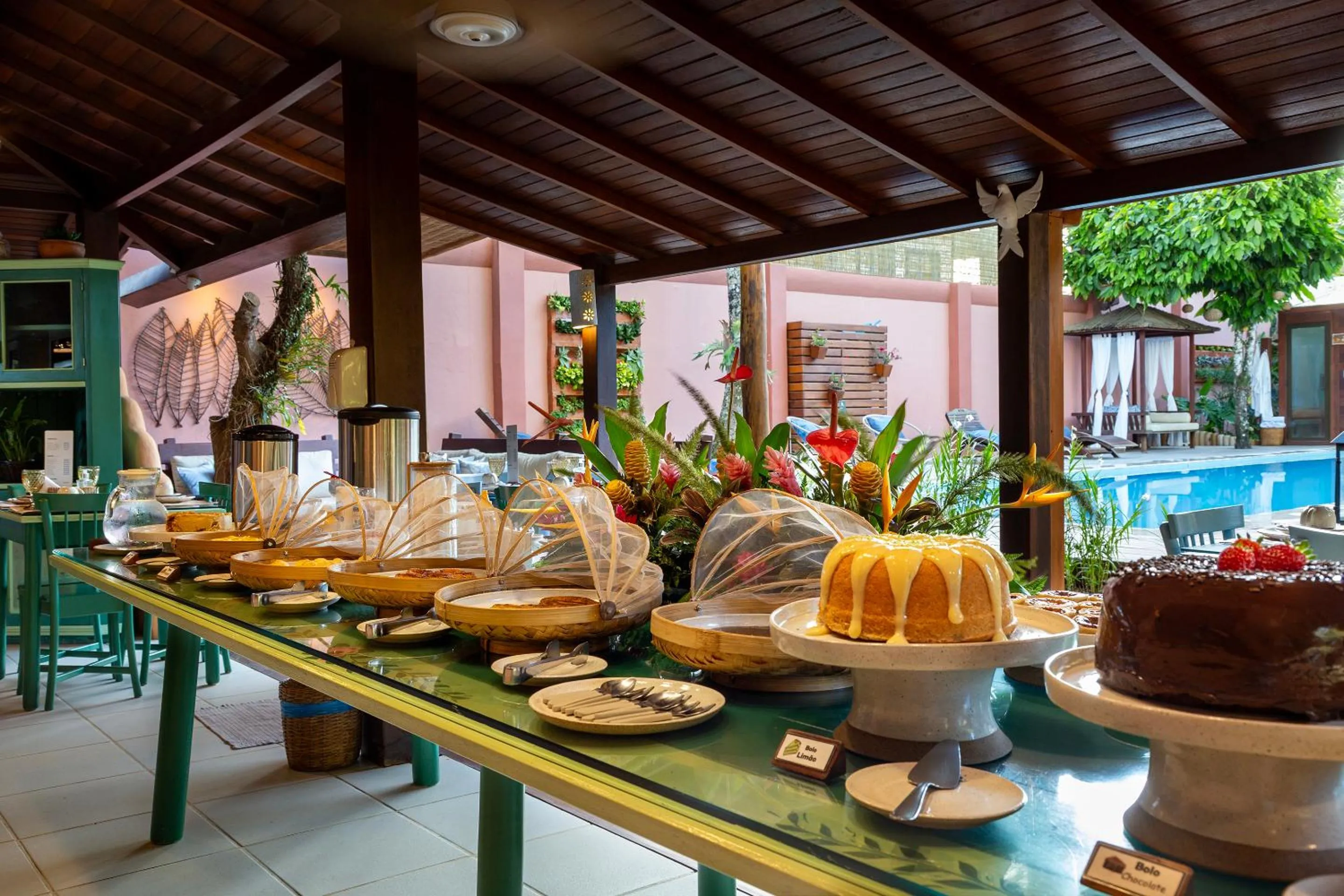 Food and drinks in Pousada Quarto Crescente