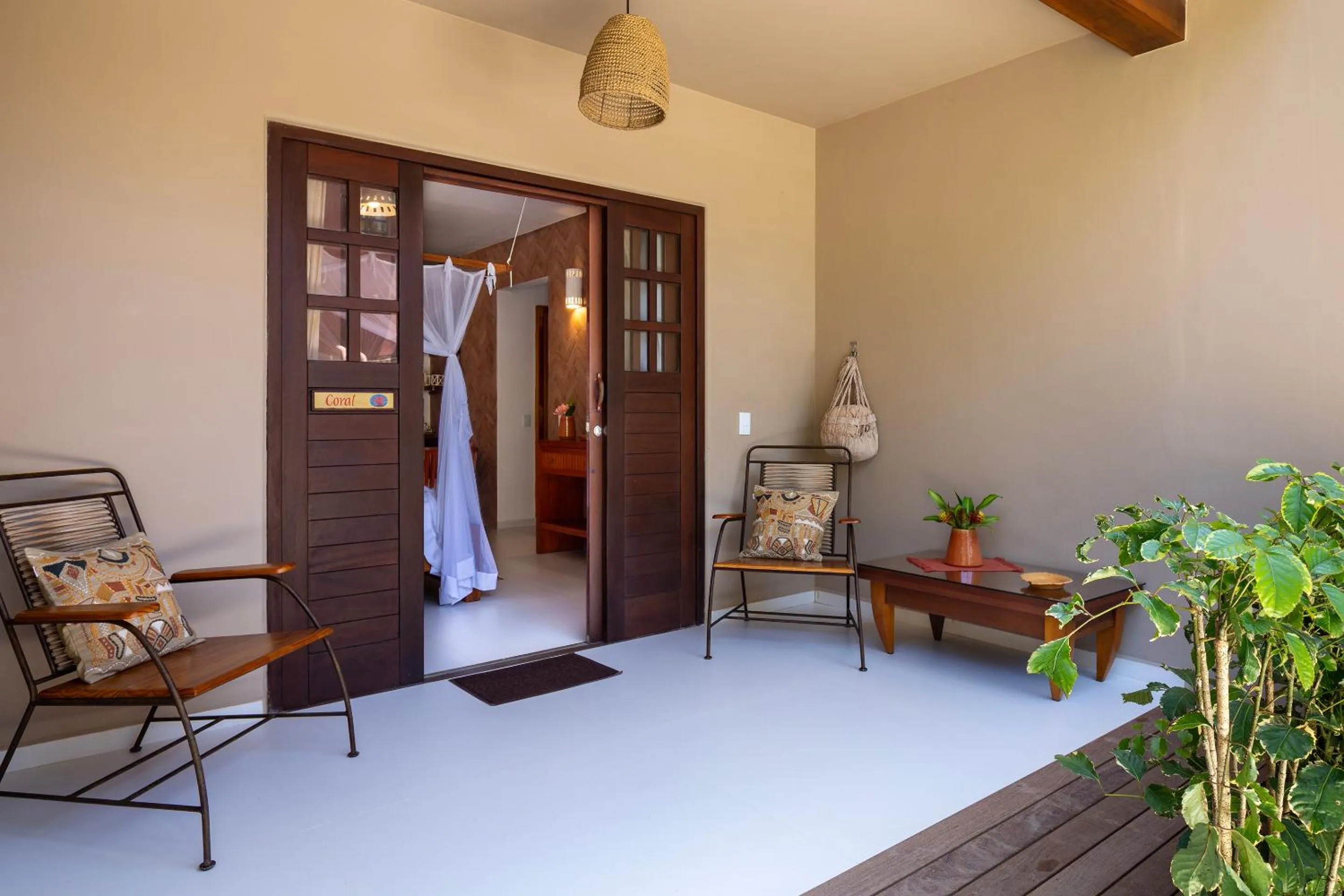 Patio in Pousada Quarto Crescente