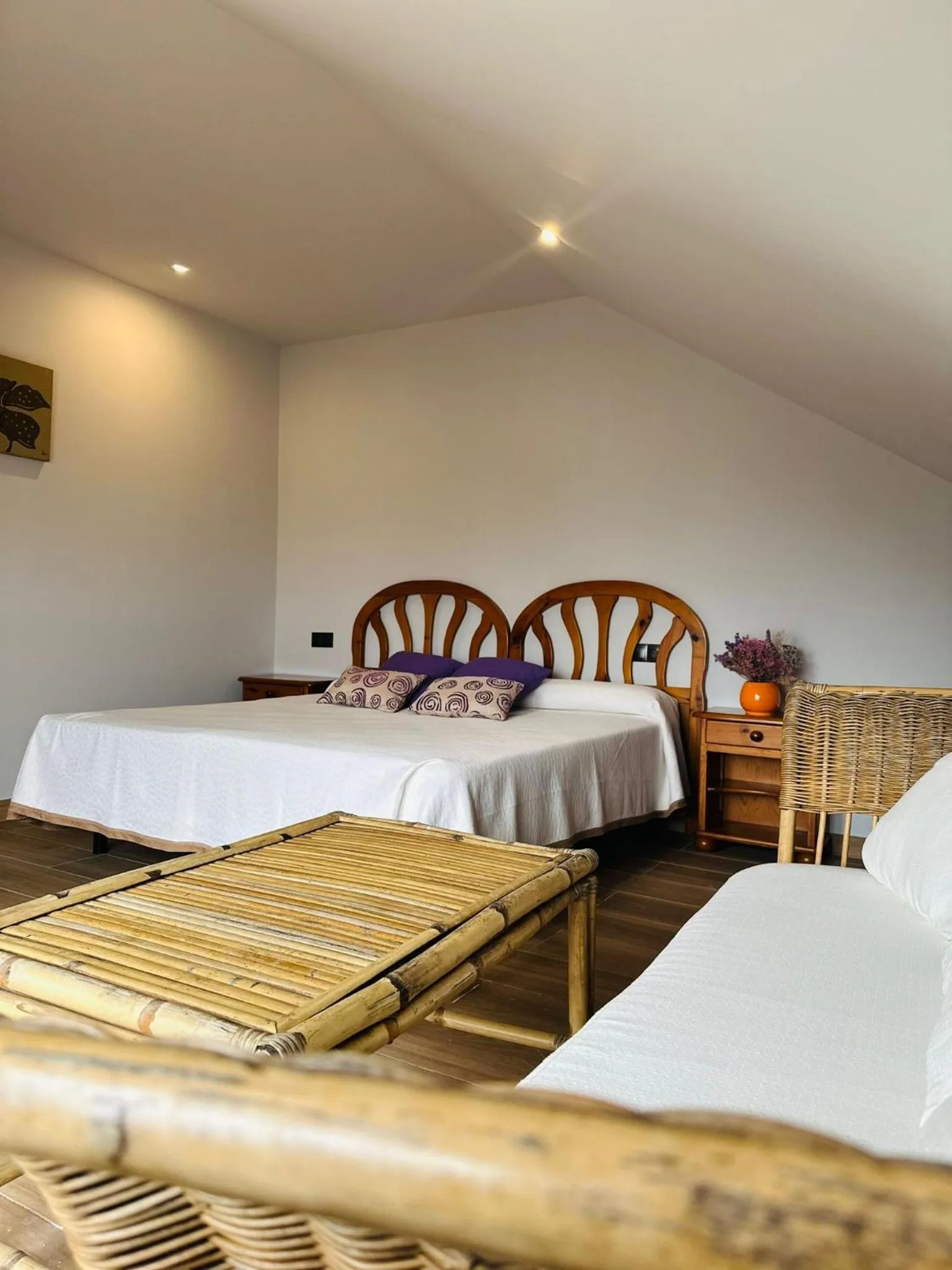 Bedroom, Bed in Hotel Spa Norat Torre Do Deza 4* Superior