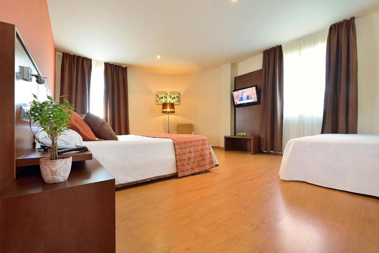 Bedroom, Bed in Hotel Spa Norat Torre Do Deza 4* Superior