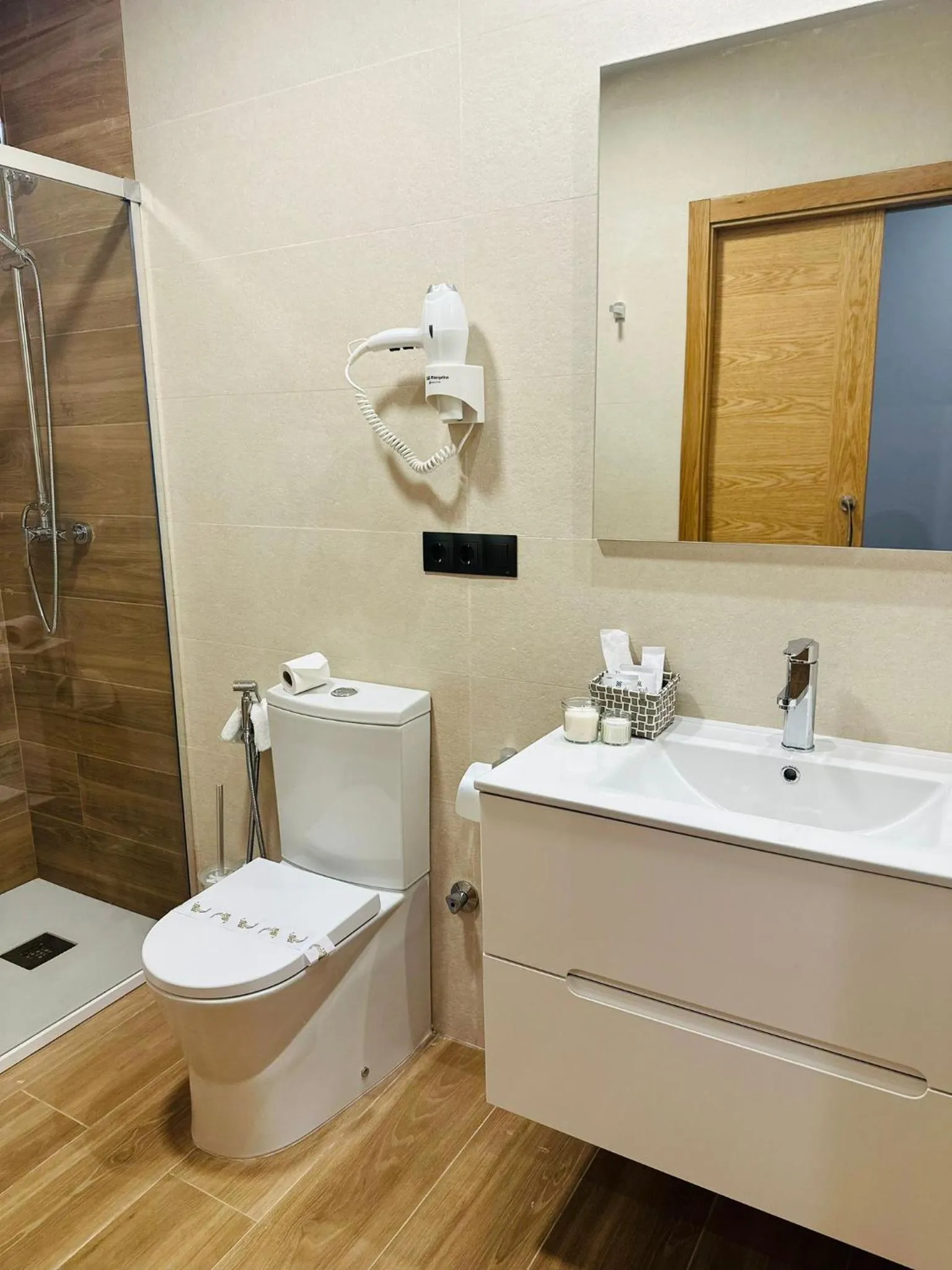 Bathroom in Hotel Spa Norat Torre Do Deza 4* Superior