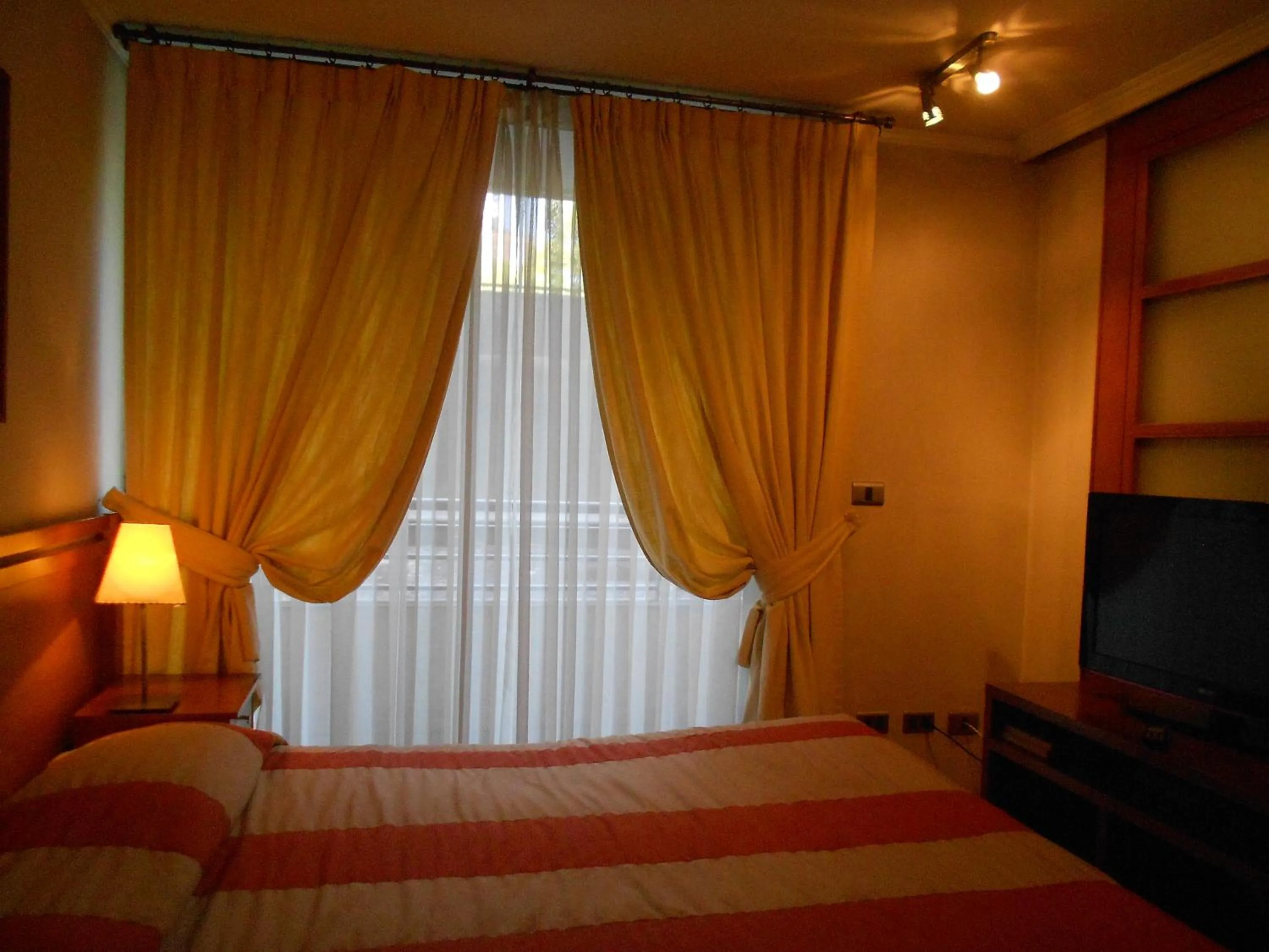 Decorative detail, Bed in Andes Suites