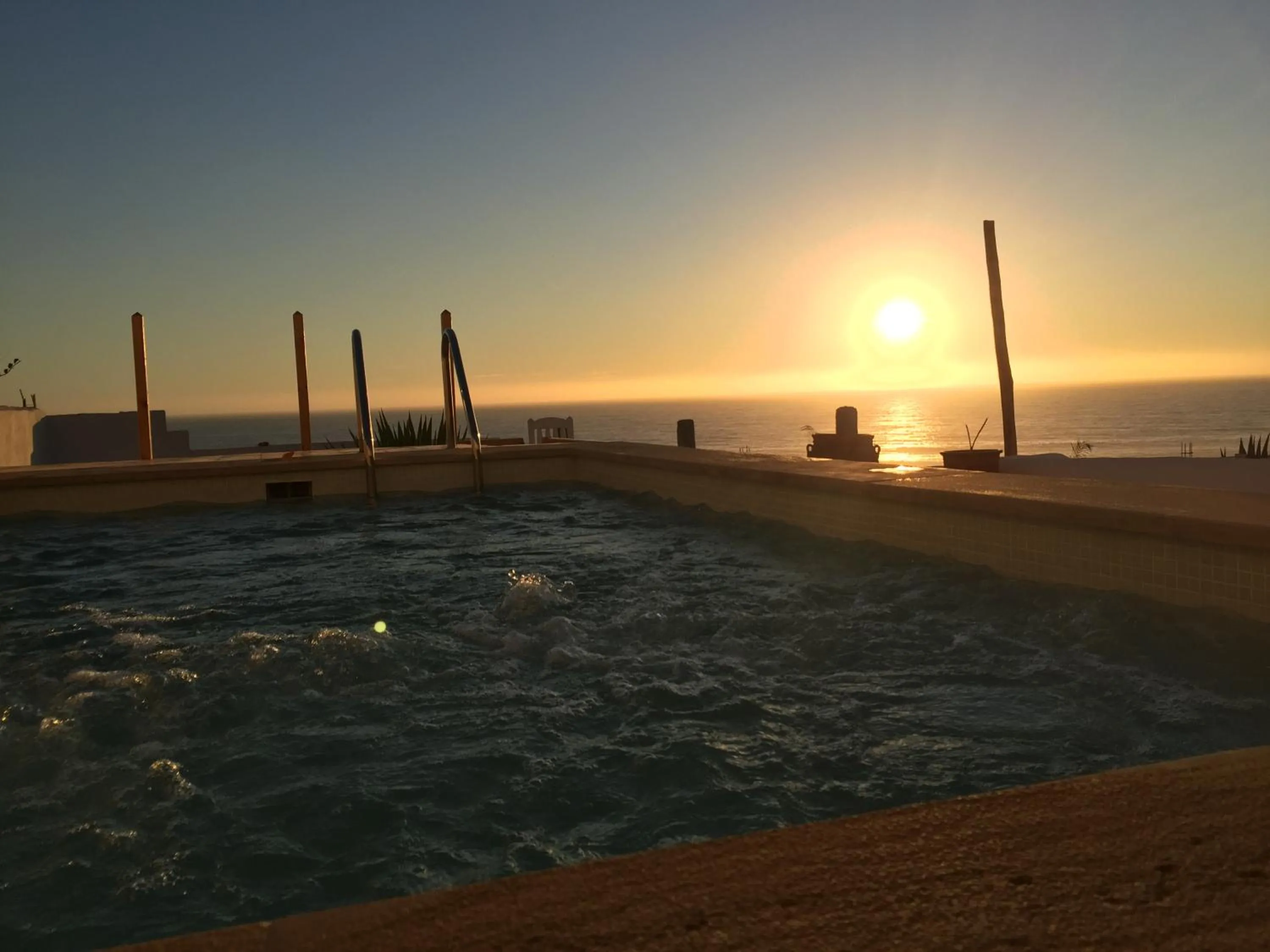 Hot Tub in Villa Jardin De l'Ocean