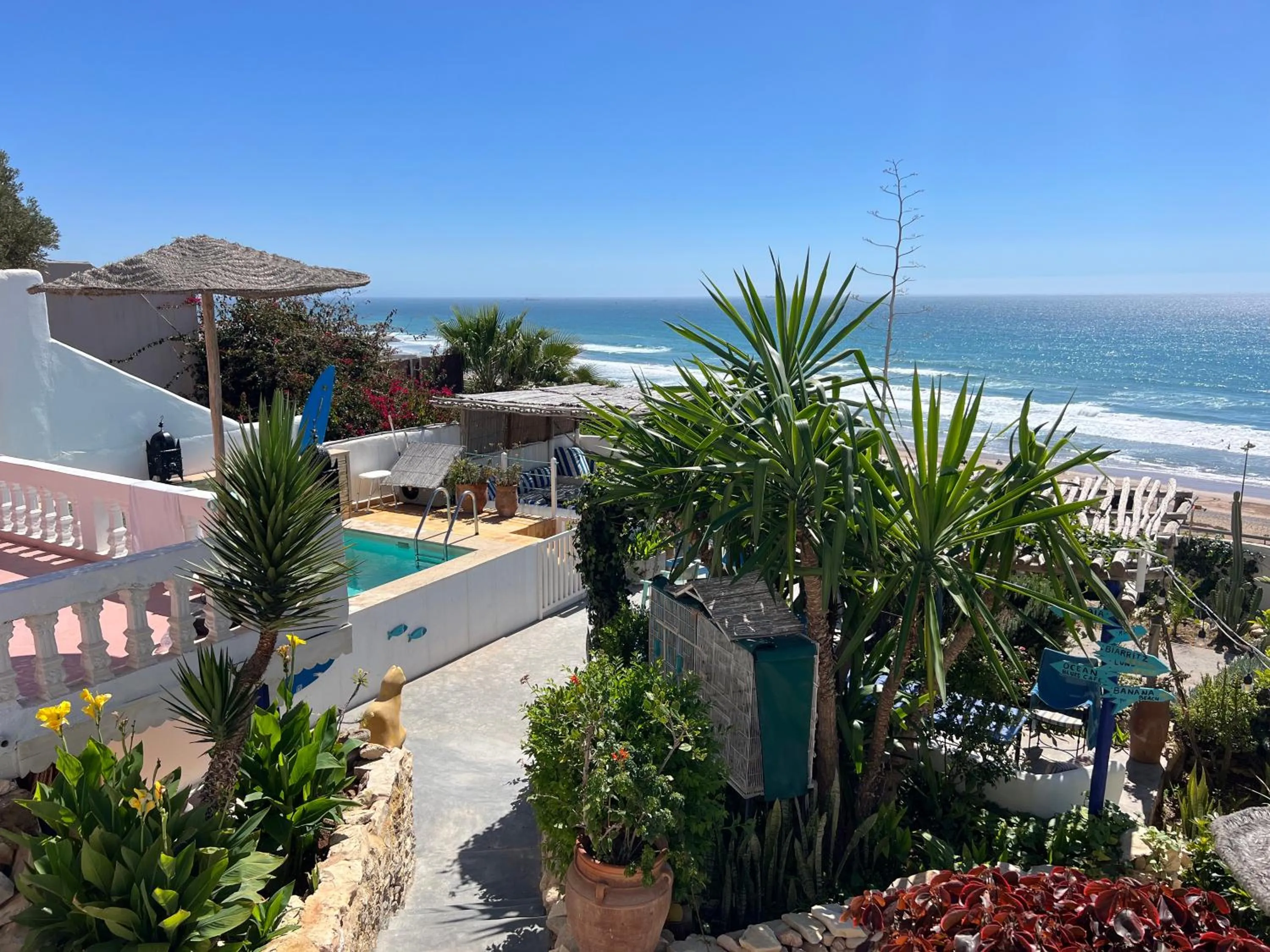 Garden view in Villa Jardin De l'Ocean