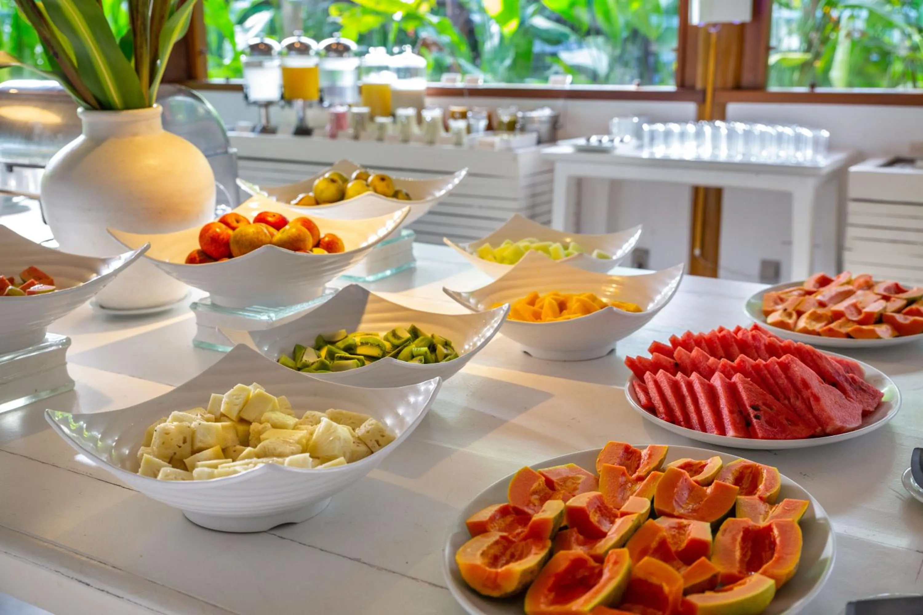 Buffet breakfast in Arraial D'ajuda Eco Resort
