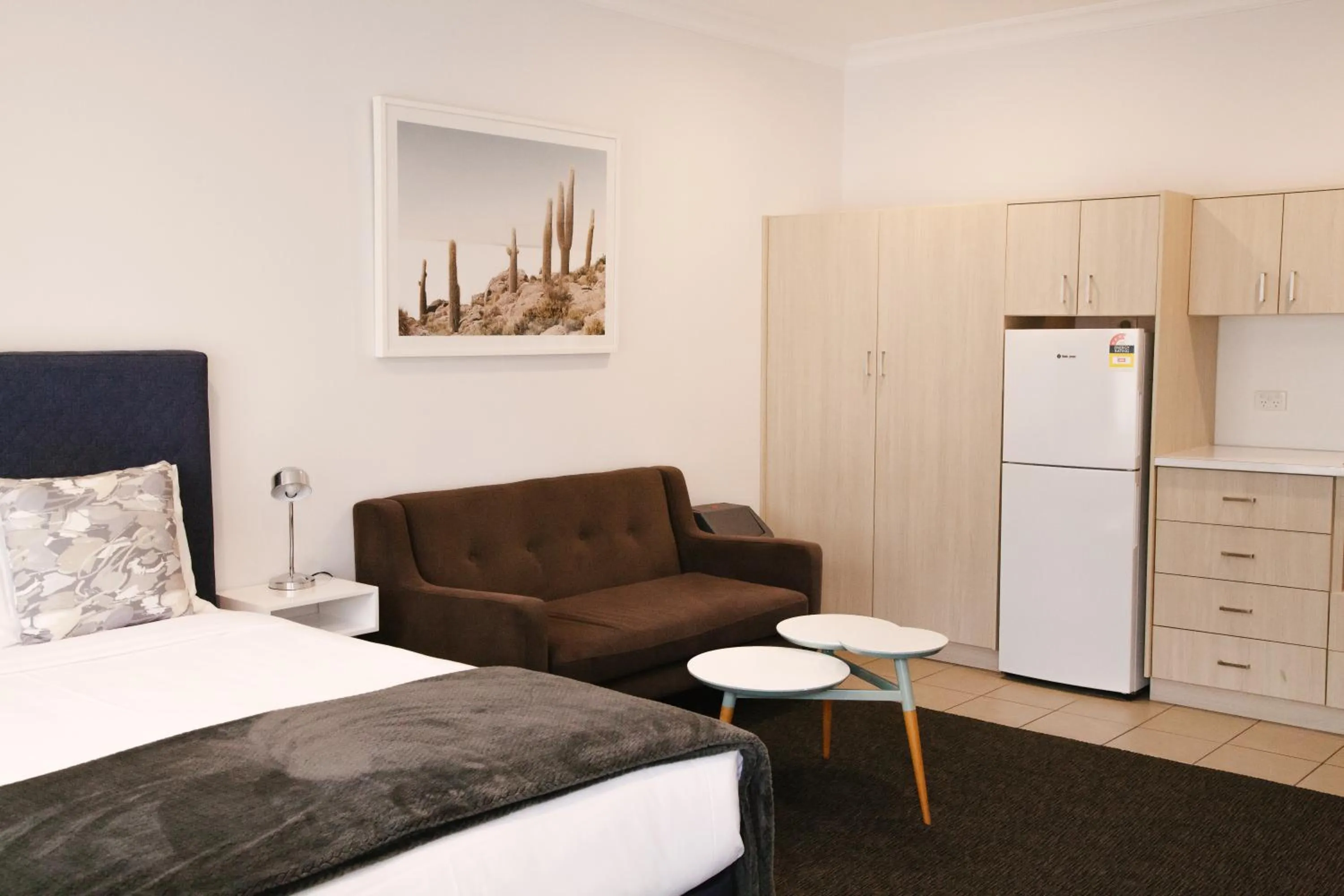 Bed in Nagambie Waterfront Motel