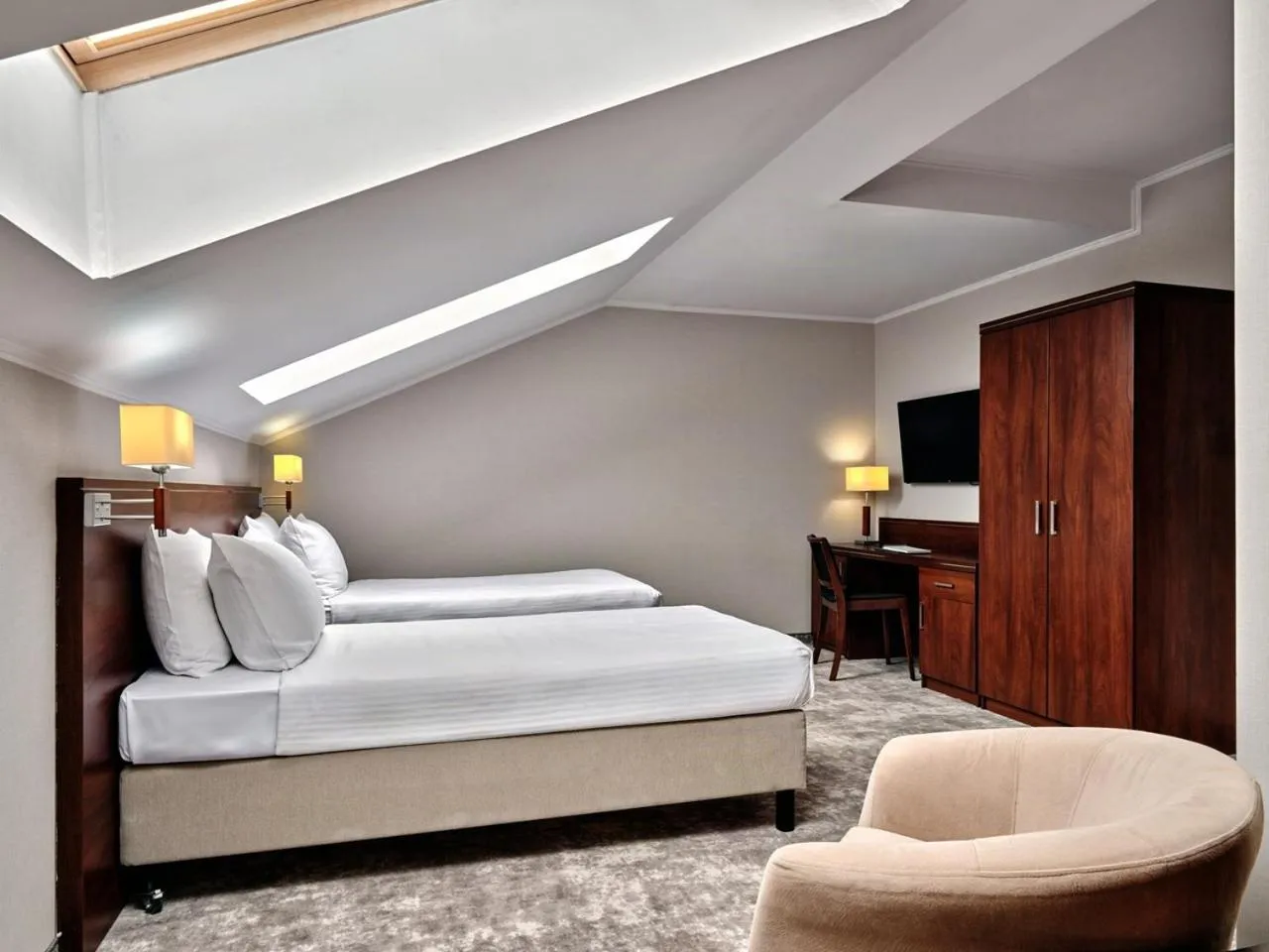 Bed in Hotel Villa Verde Congress & Spa