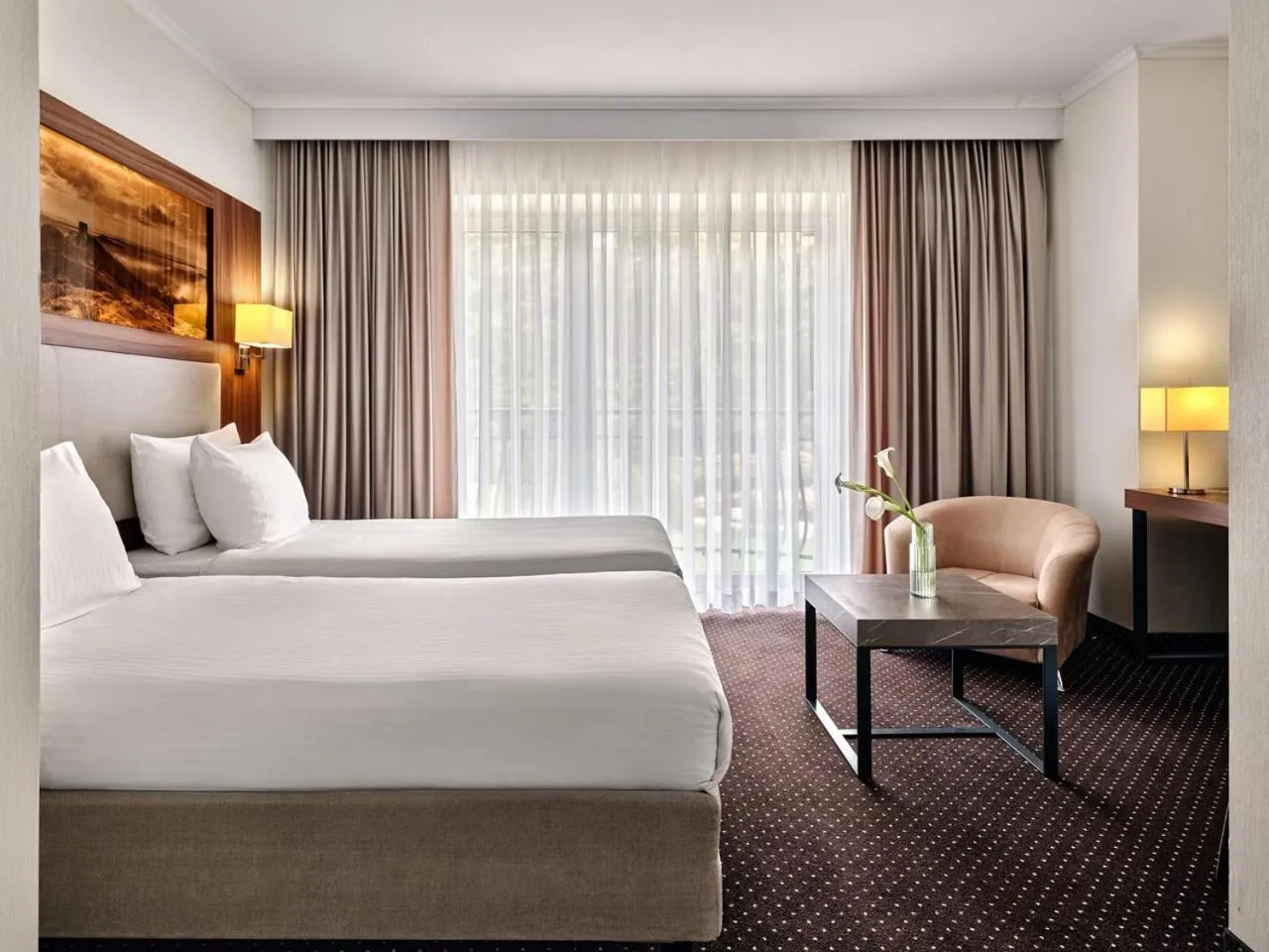 Bed in Hotel Villa Verde Congress & Spa