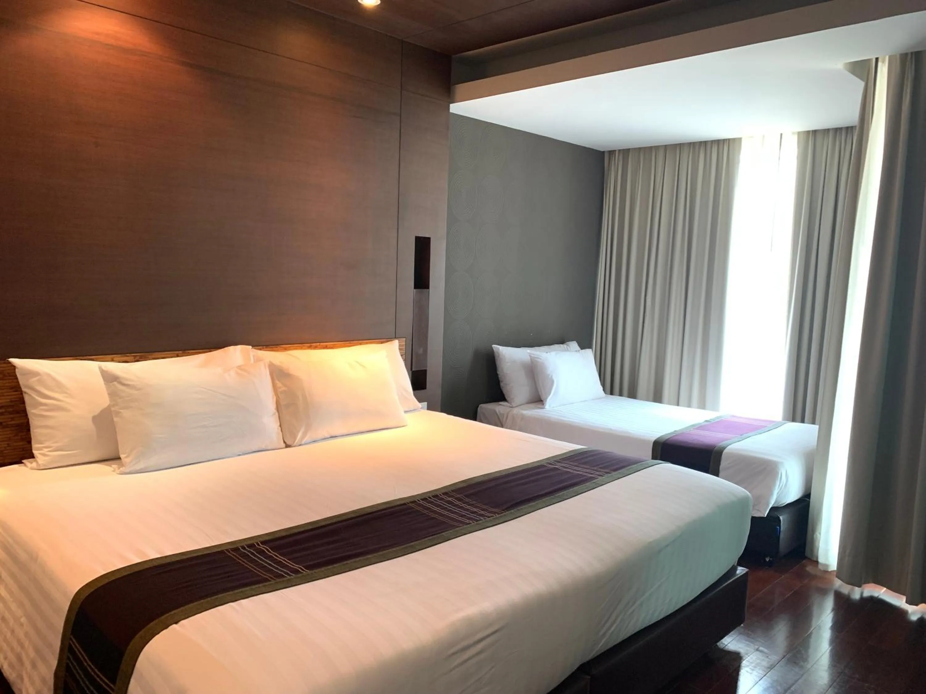 Bed in Tara Mantra Cha-Am Resort