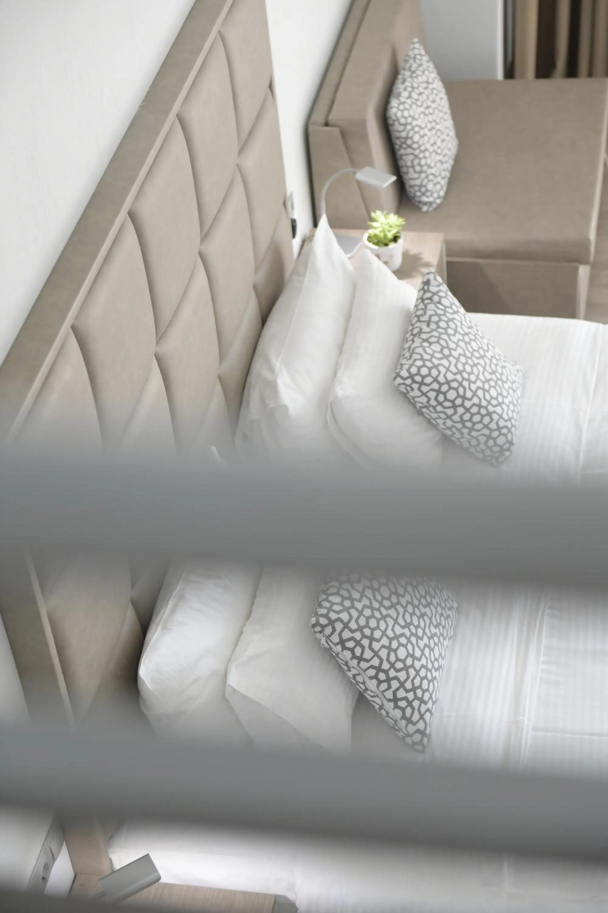 Bed in Hotel Sirines Complex