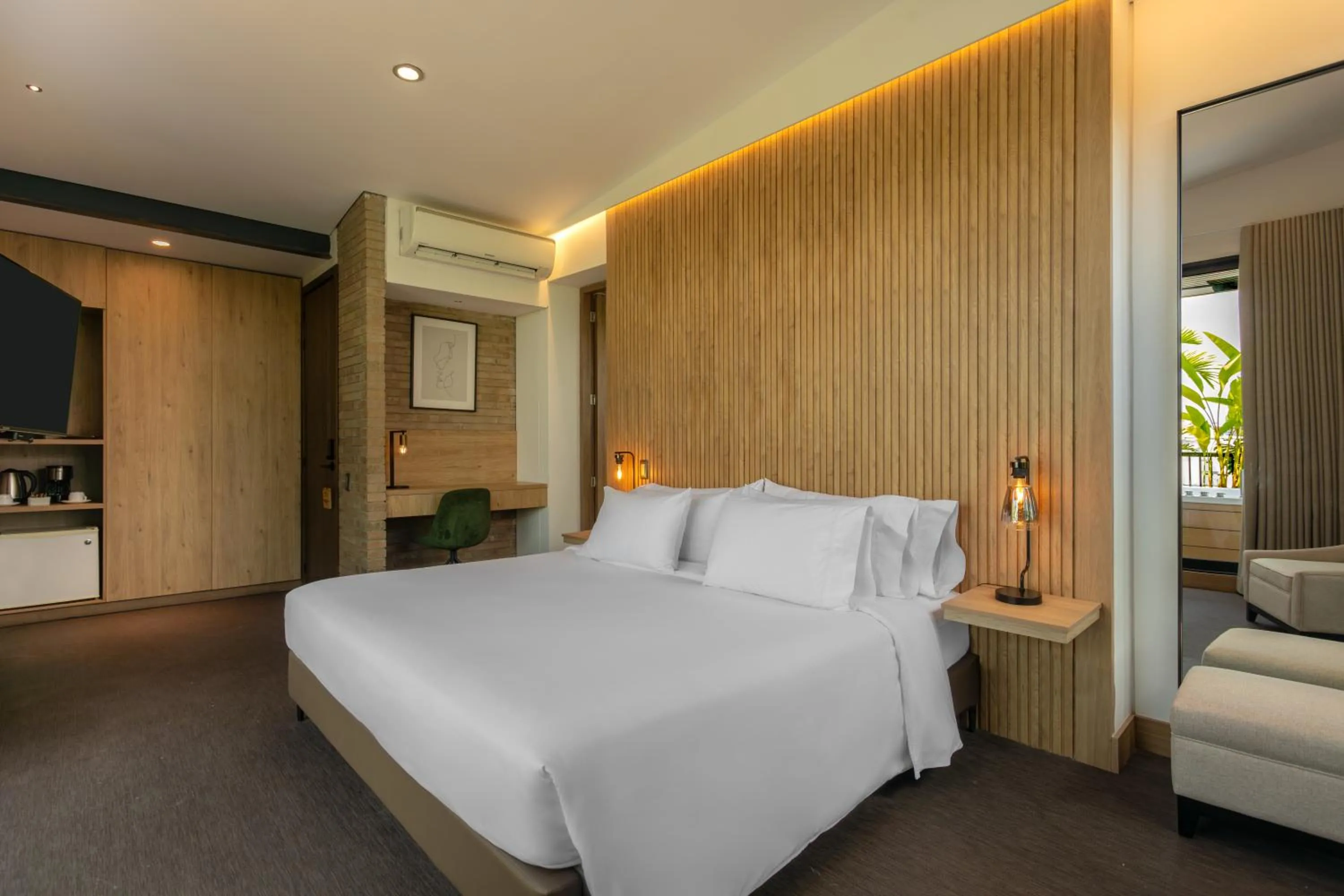 Bed in Alko Hotel Integrado