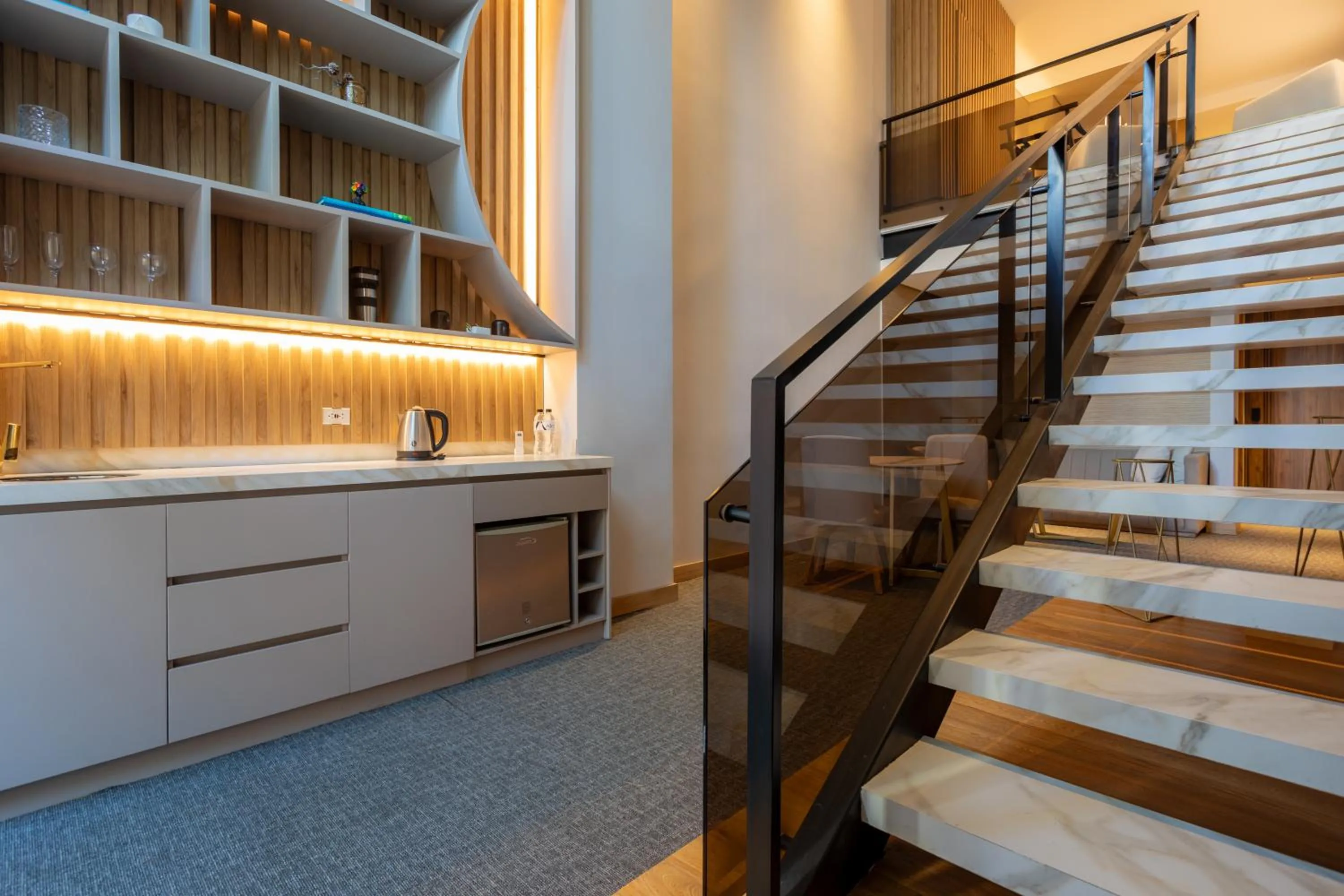 Kitchen or kitchenette in Alko Hotel Integrado