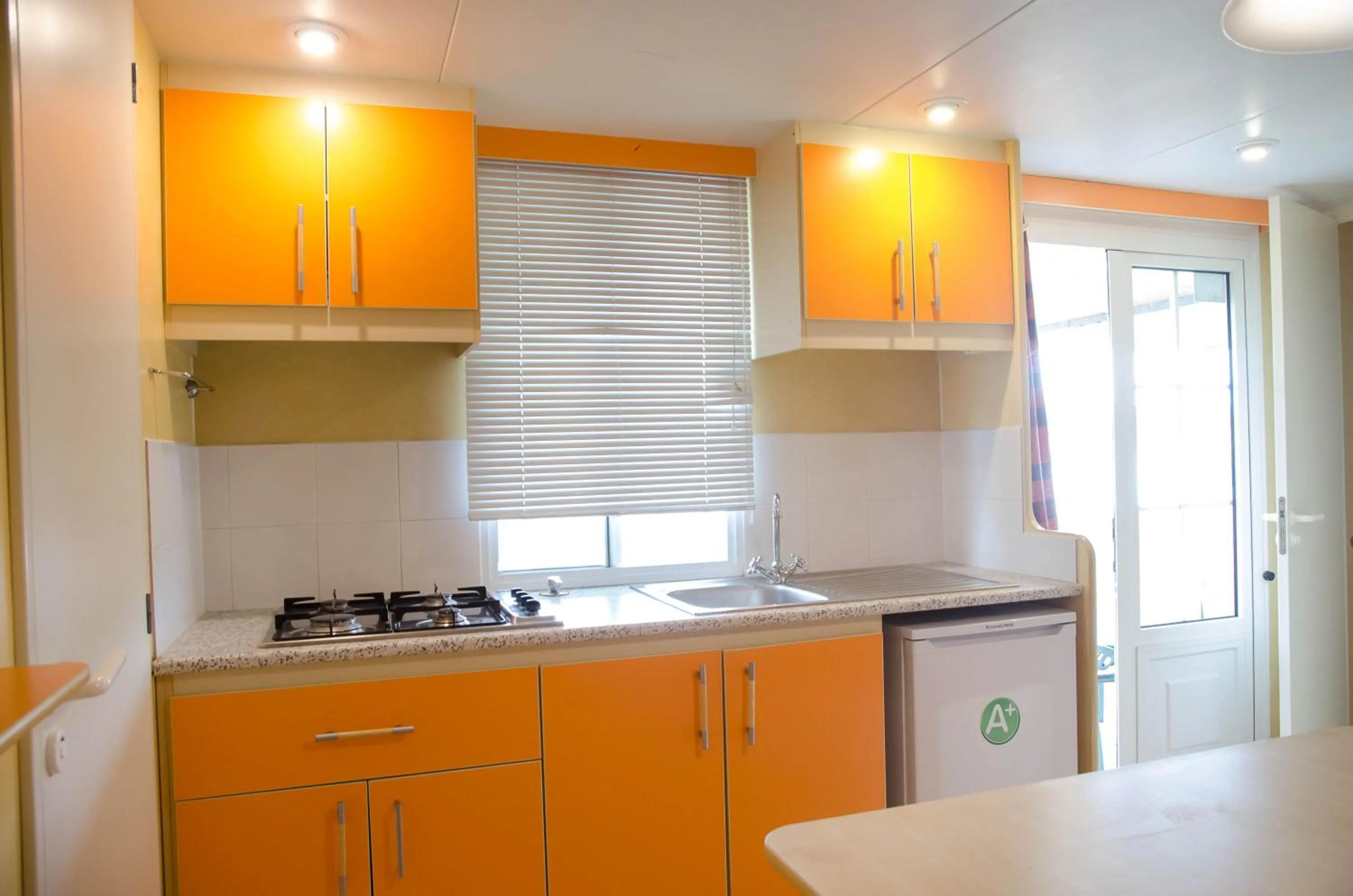 Kitchen or kitchenette in Kamemi Village & Camping