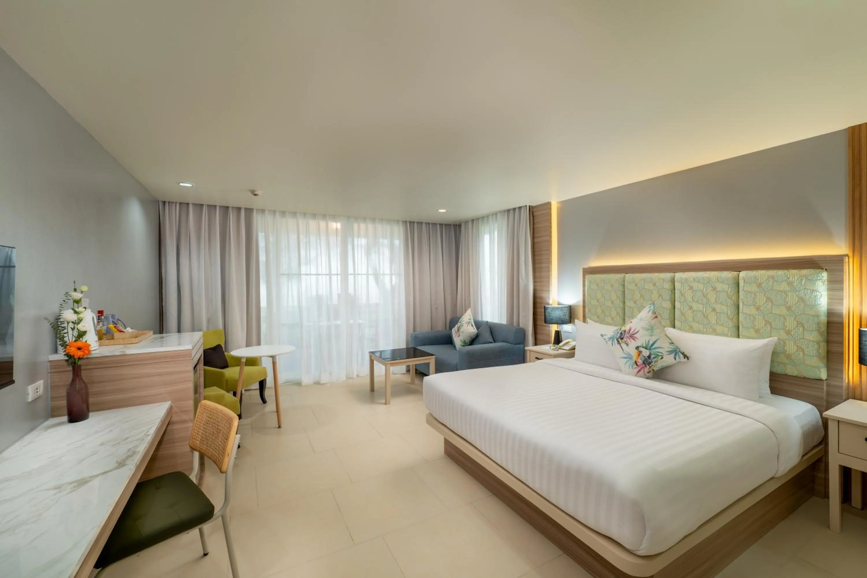 Guests, Bed in The Briza Beach Resort, Khao Lak SHA Extra Plus