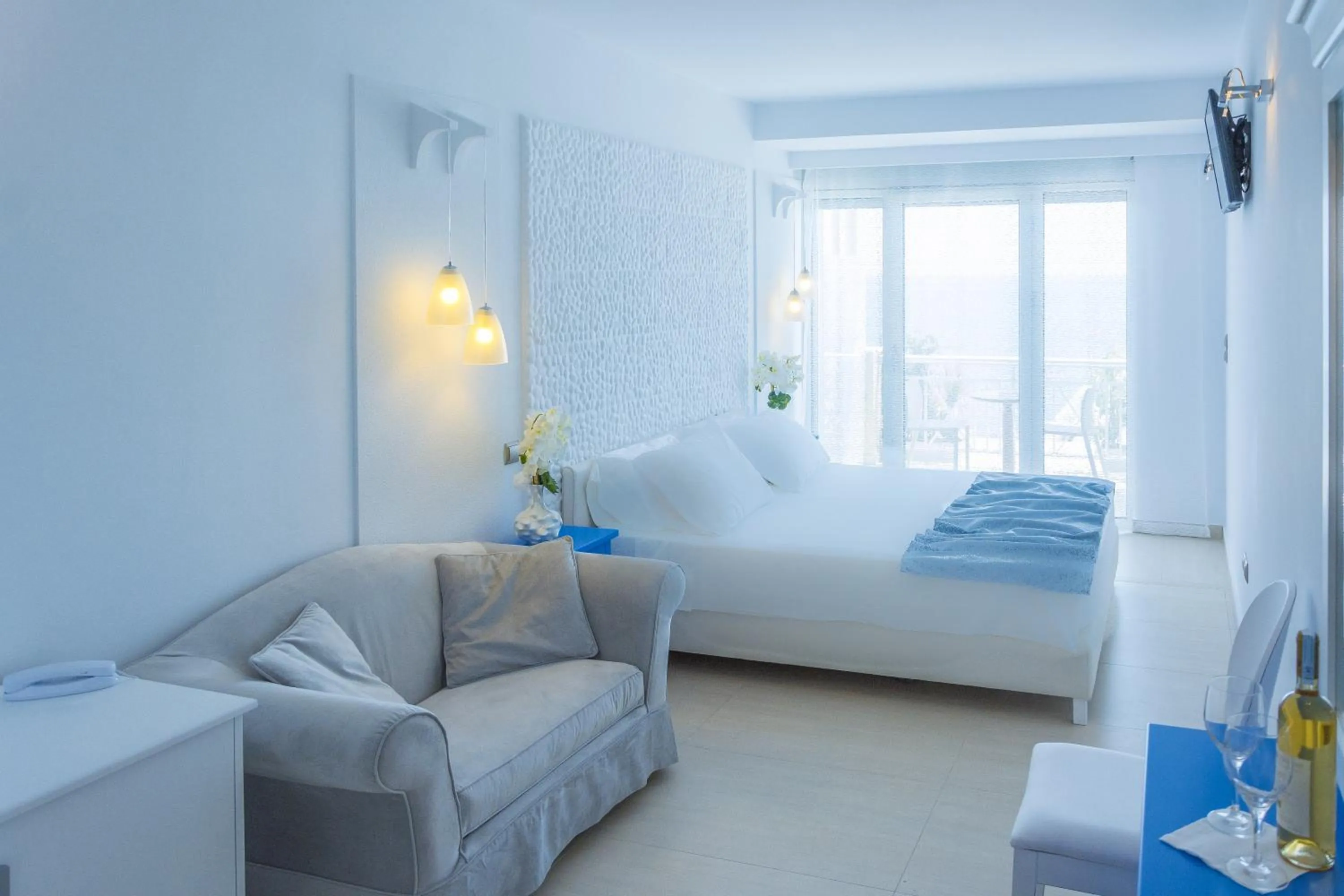 Bedroom in Hydrele Beach Hotel & Village