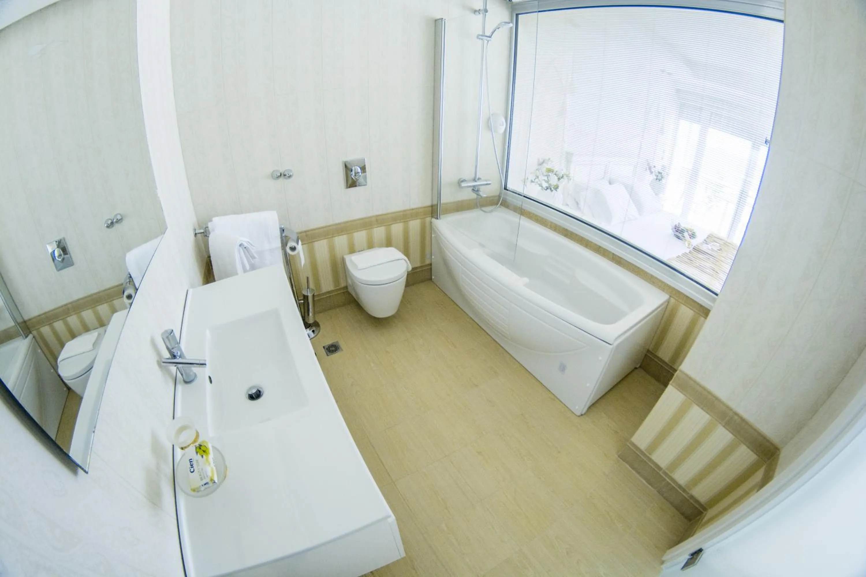 Bathroom in Hydrele Beach Hotel & Village