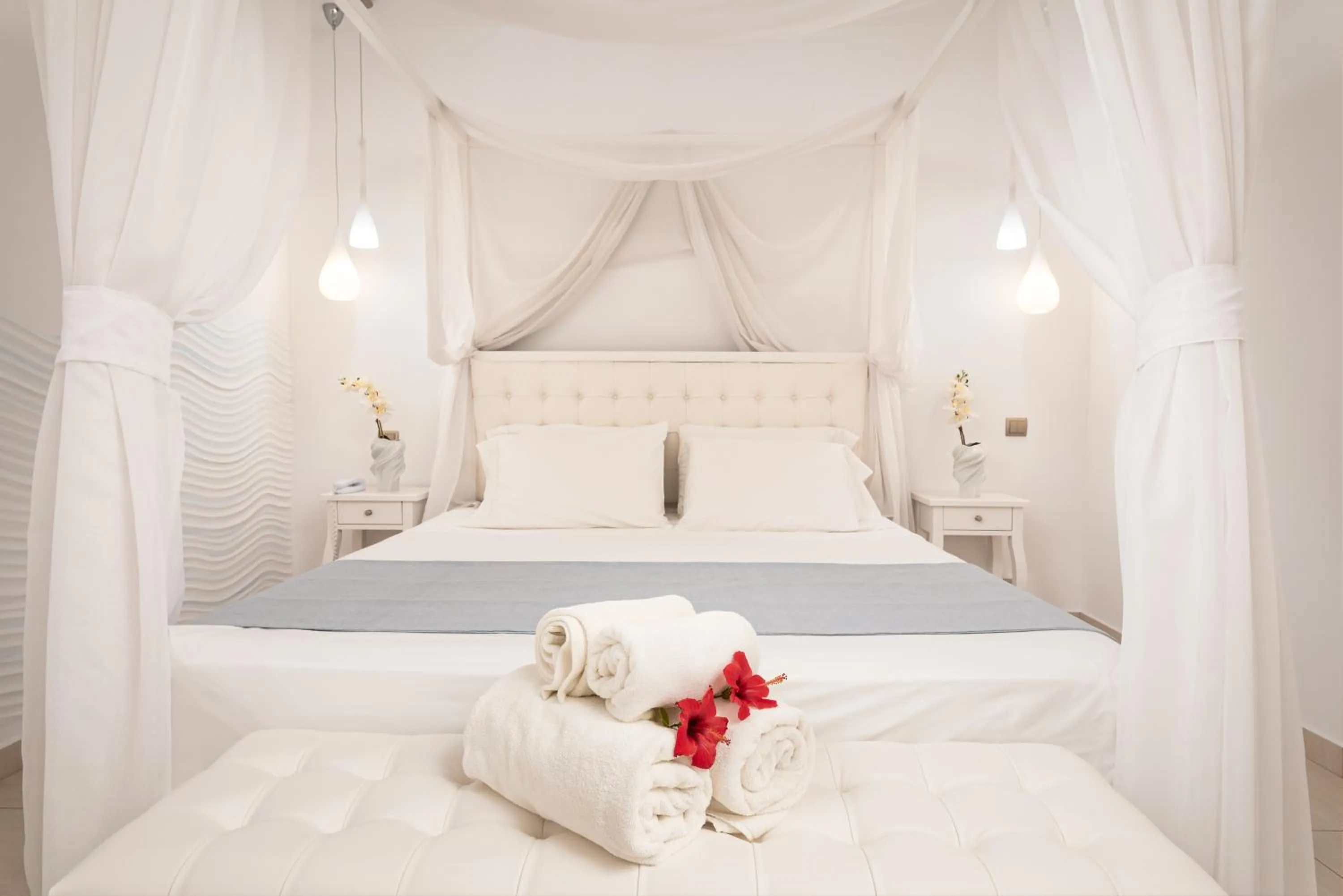 Bedroom in Hydrele Beach Hotel & Village