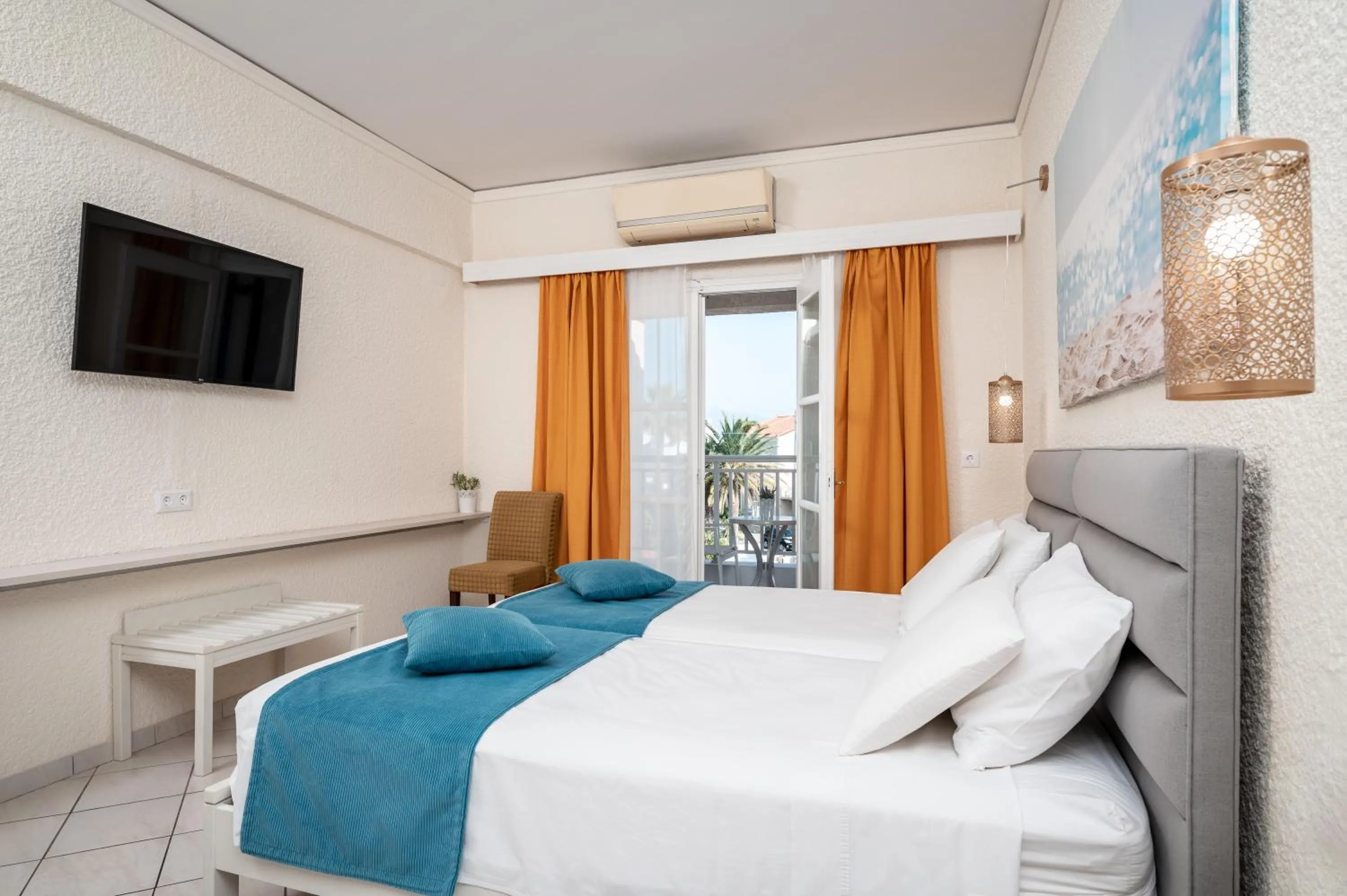 Bedroom in Hydrele Beach Hotel & Village