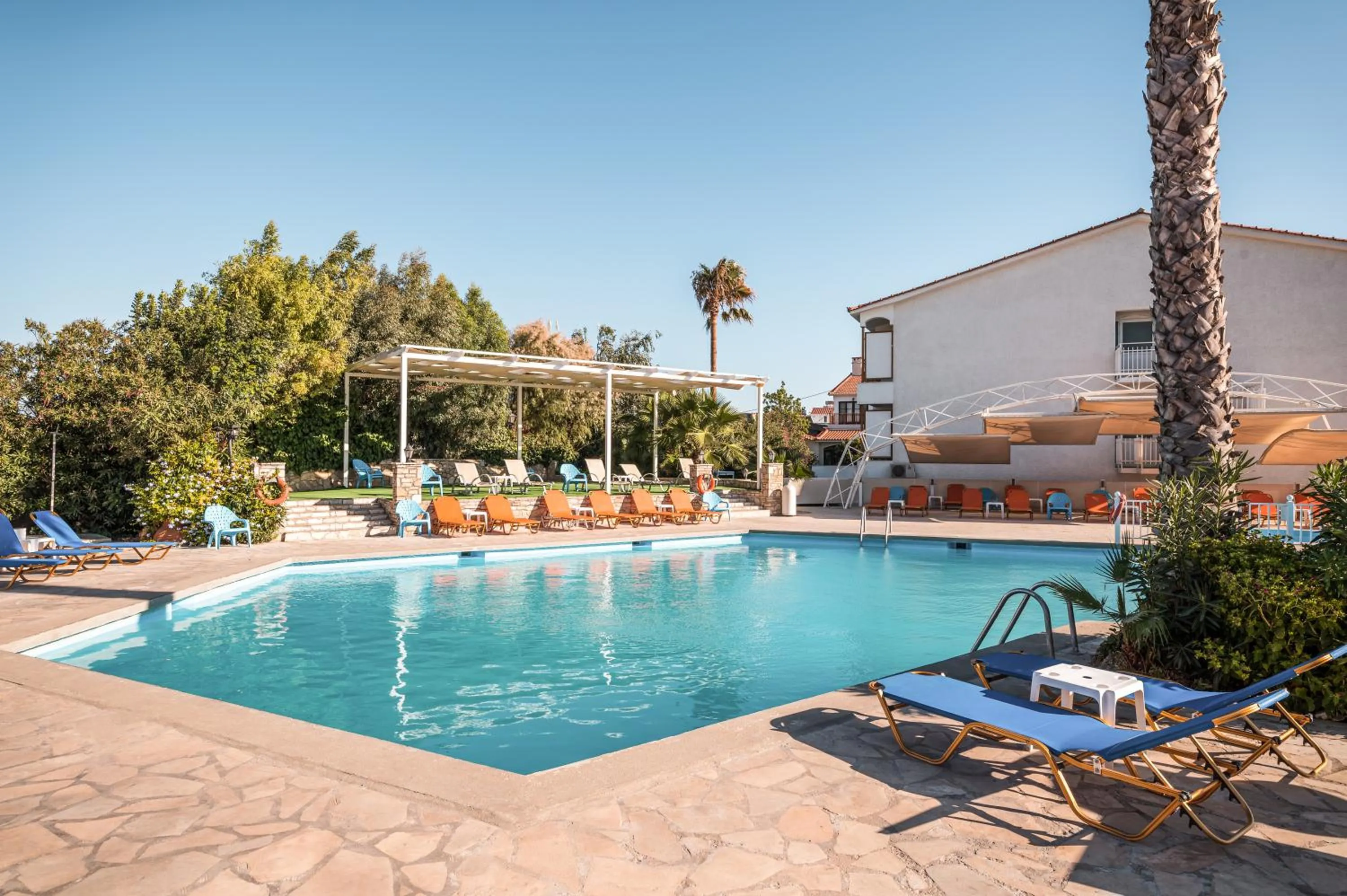 Swimming pool in Hydrele Beach Hotel & Village