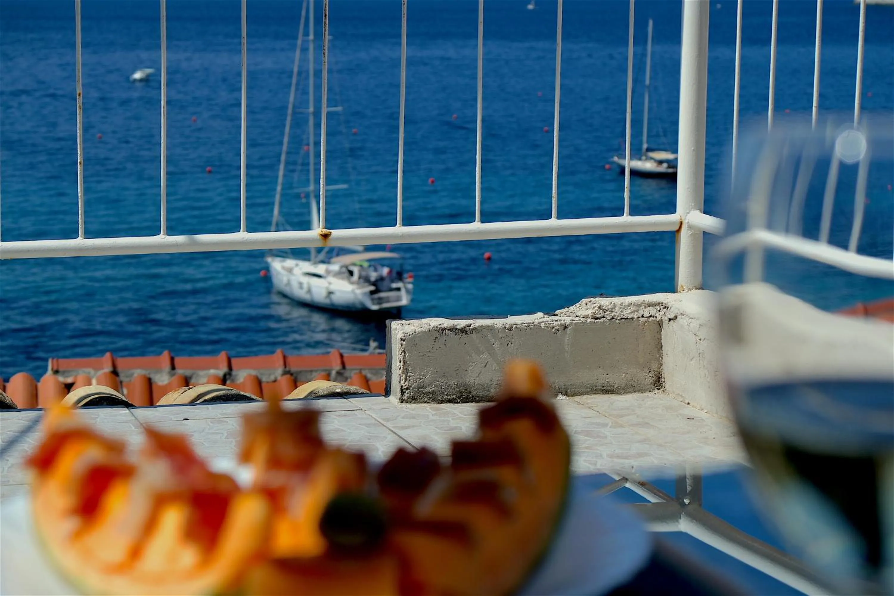 Balcony/Terrace in Komiza Provita Guesthouse