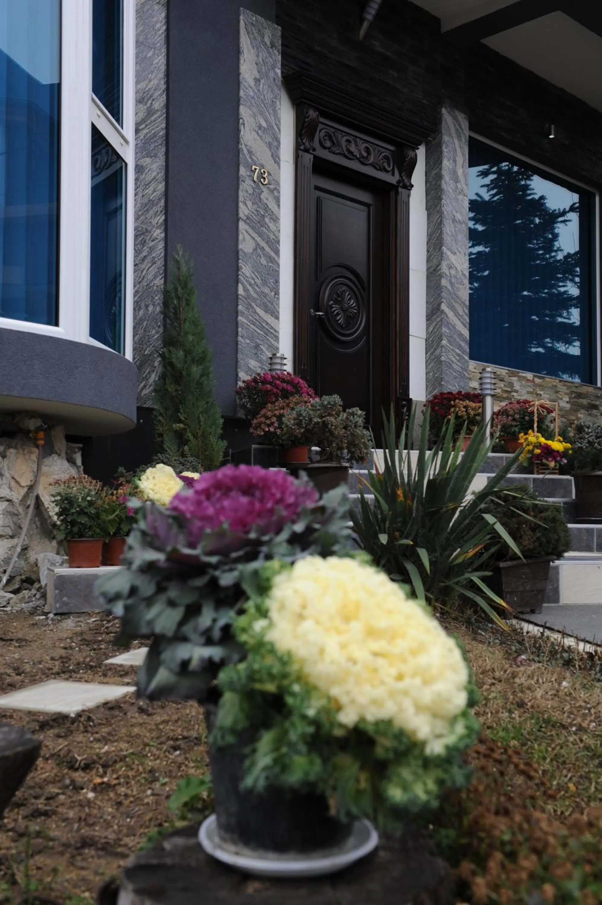 Patio in Garni Hotel Lama